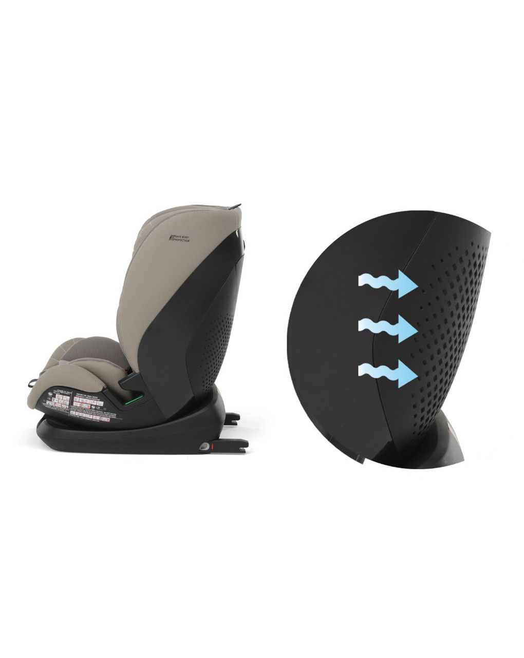 Foppapedretti seggiolino auto pitstop i-size black 76 - 150 cm - Foppapedretti