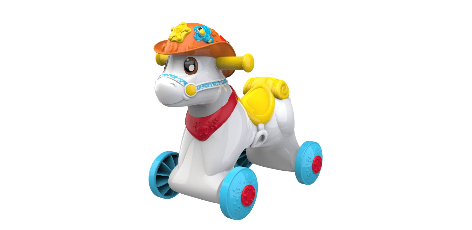 Cavalcabile baby rodeo & friends - avventure italiane - Chicco