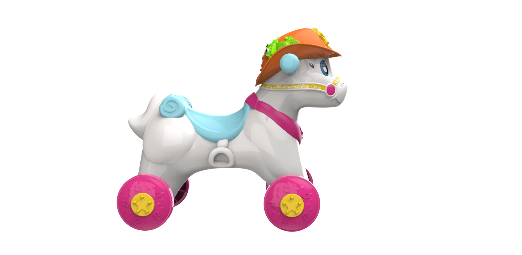 Cavalcabile miss baby rodeo & friends - divertimento su ruote - Chicco