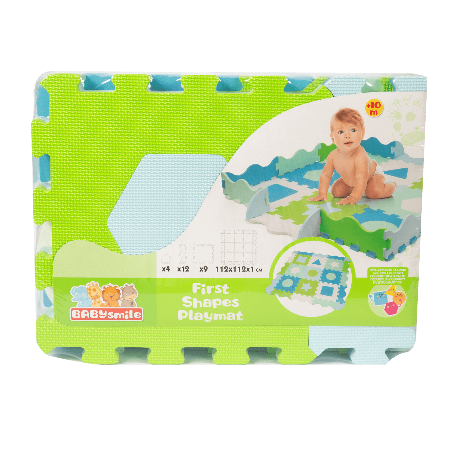 Tappeto puzzle con forme geometriche - gioco educativo - Baby Smile