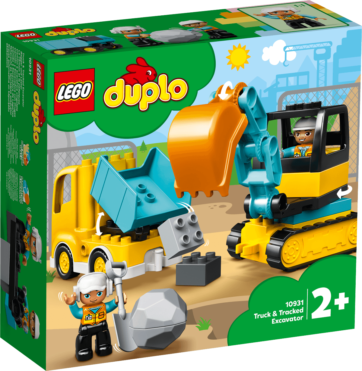 Camion e scavatore cingolato - avventure di costruzione - Lego duplo