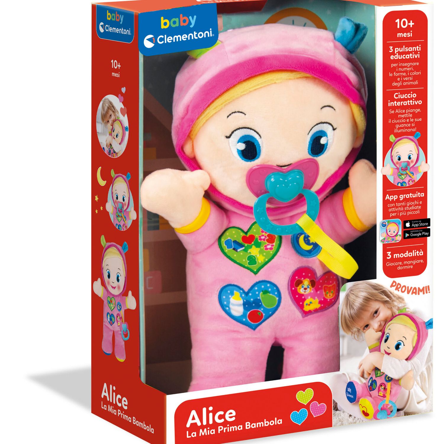 Baby clementoni - 17201 - alice, la mia prima bambola interattiva - Baby Clementoni