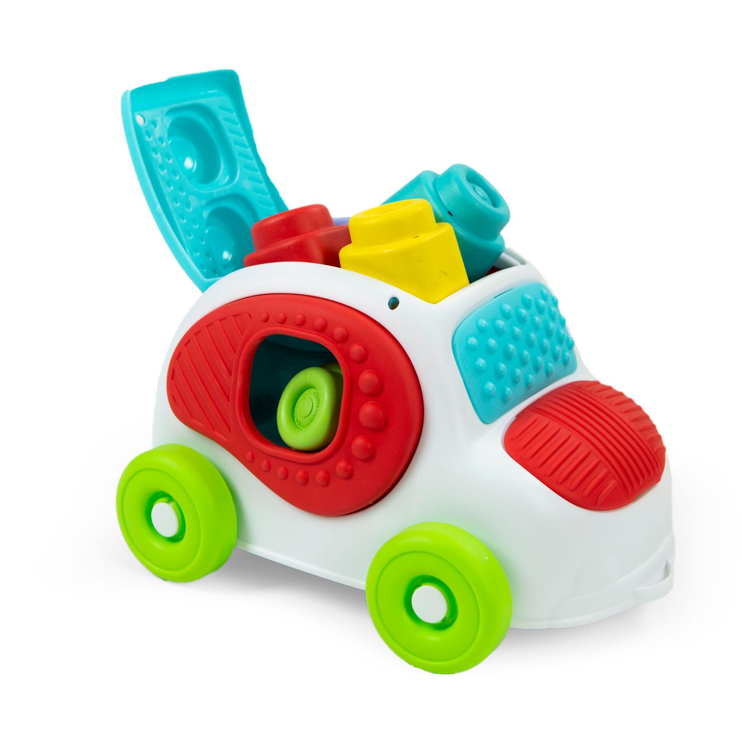 Clementoni - soft clemmy - touch, move & play sensory car - gioco morbido - Baby Clementoni