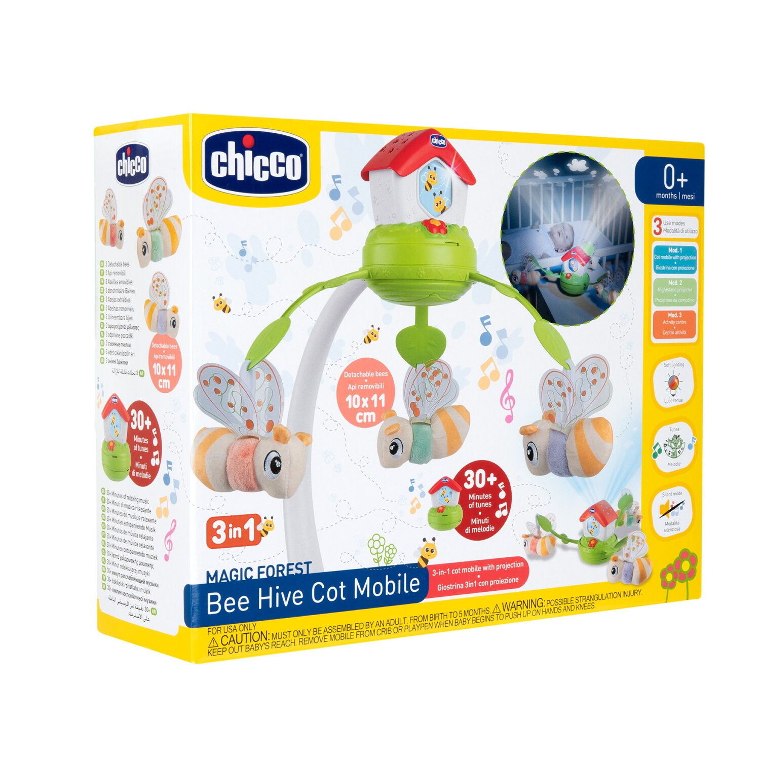 Chicco - giostrina casina delle api - magica foresta - Chicco