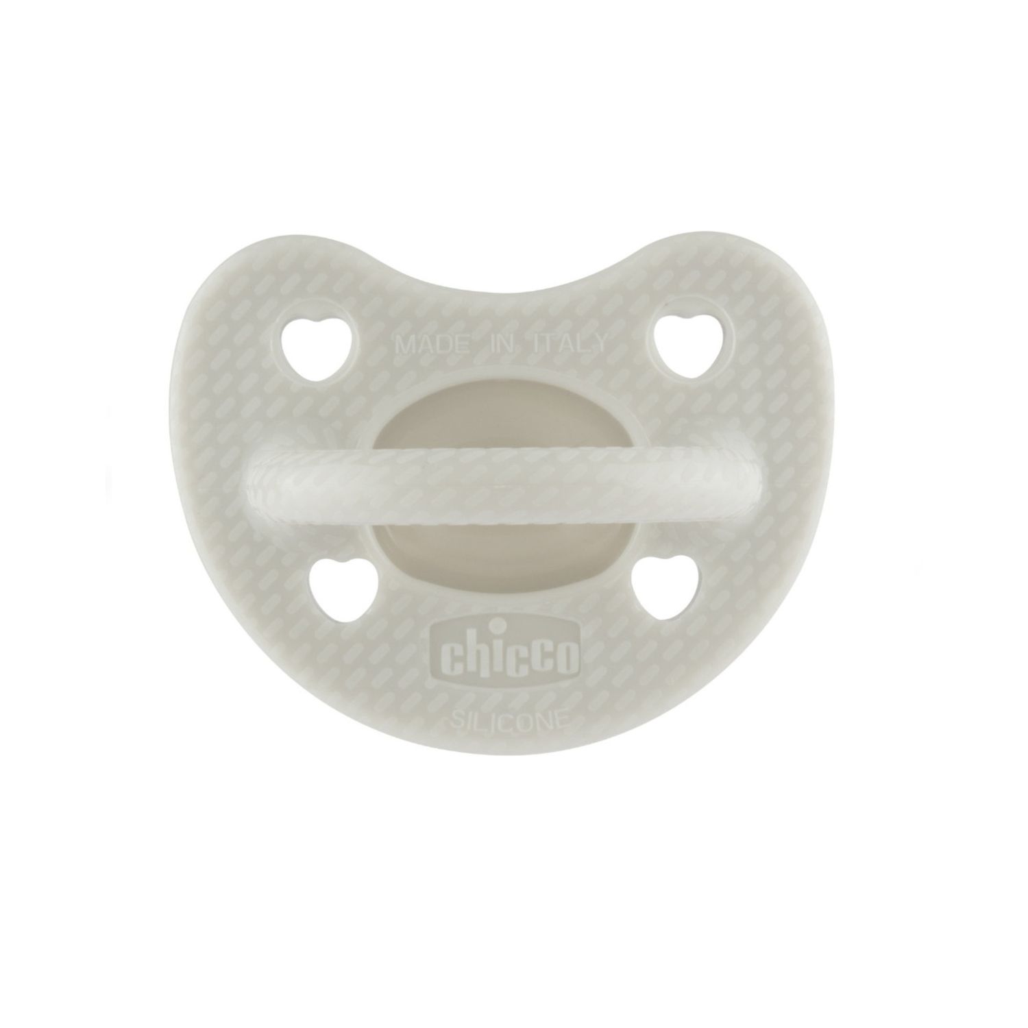 Gommotto silicone luxe 6-16m 2pz azzurro/grigio - chicco - Chicco