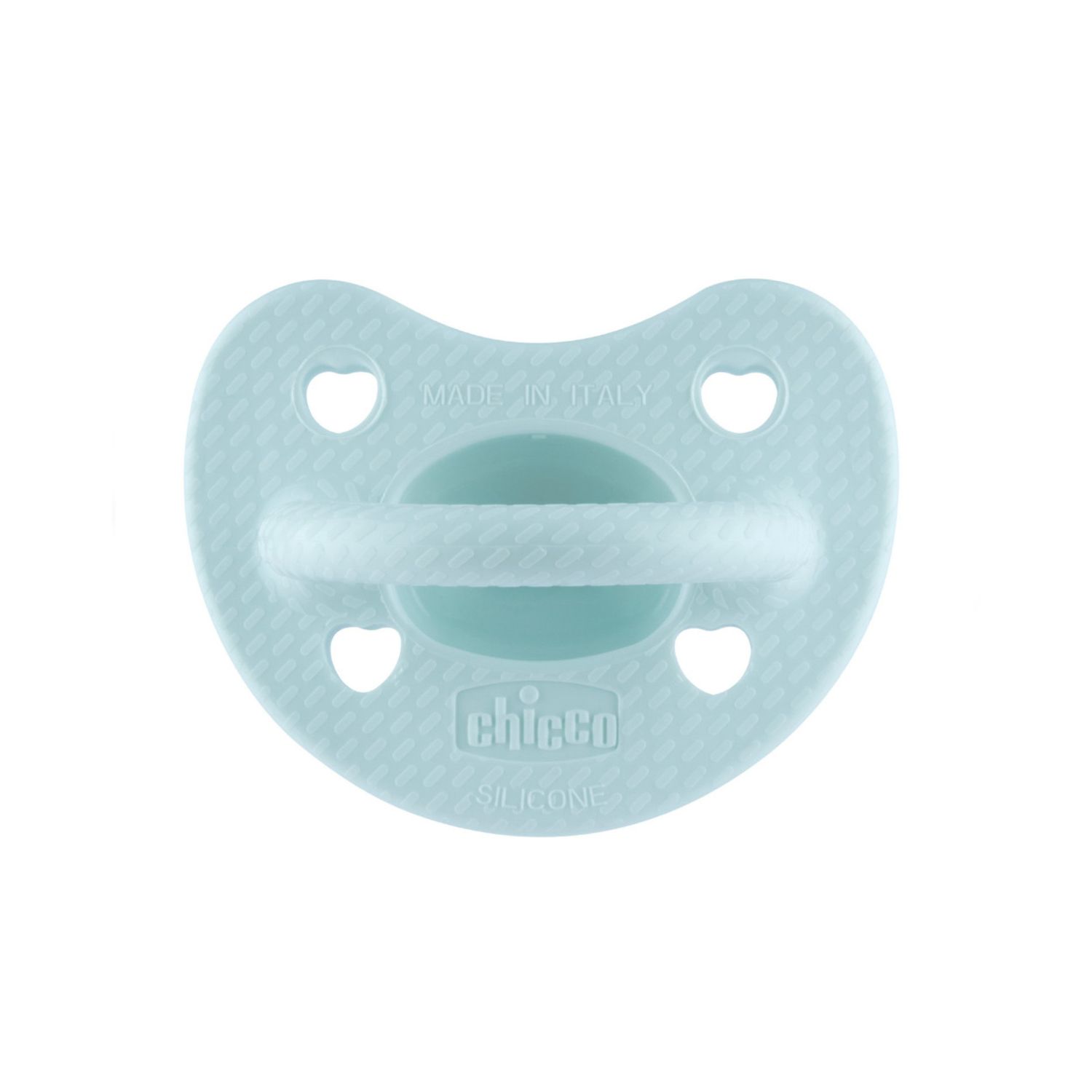 Gommotto silicone luxe 6-16m 2pz azzurro/grigio - chicco - Chicco