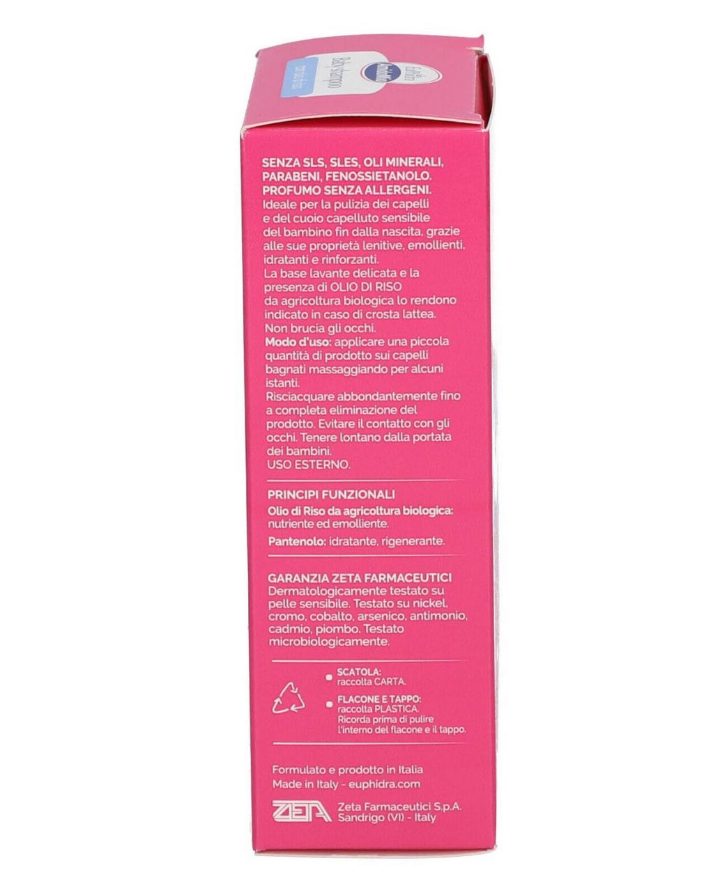 Euphidra amidomio baby shampoo 200ml - Euphidra