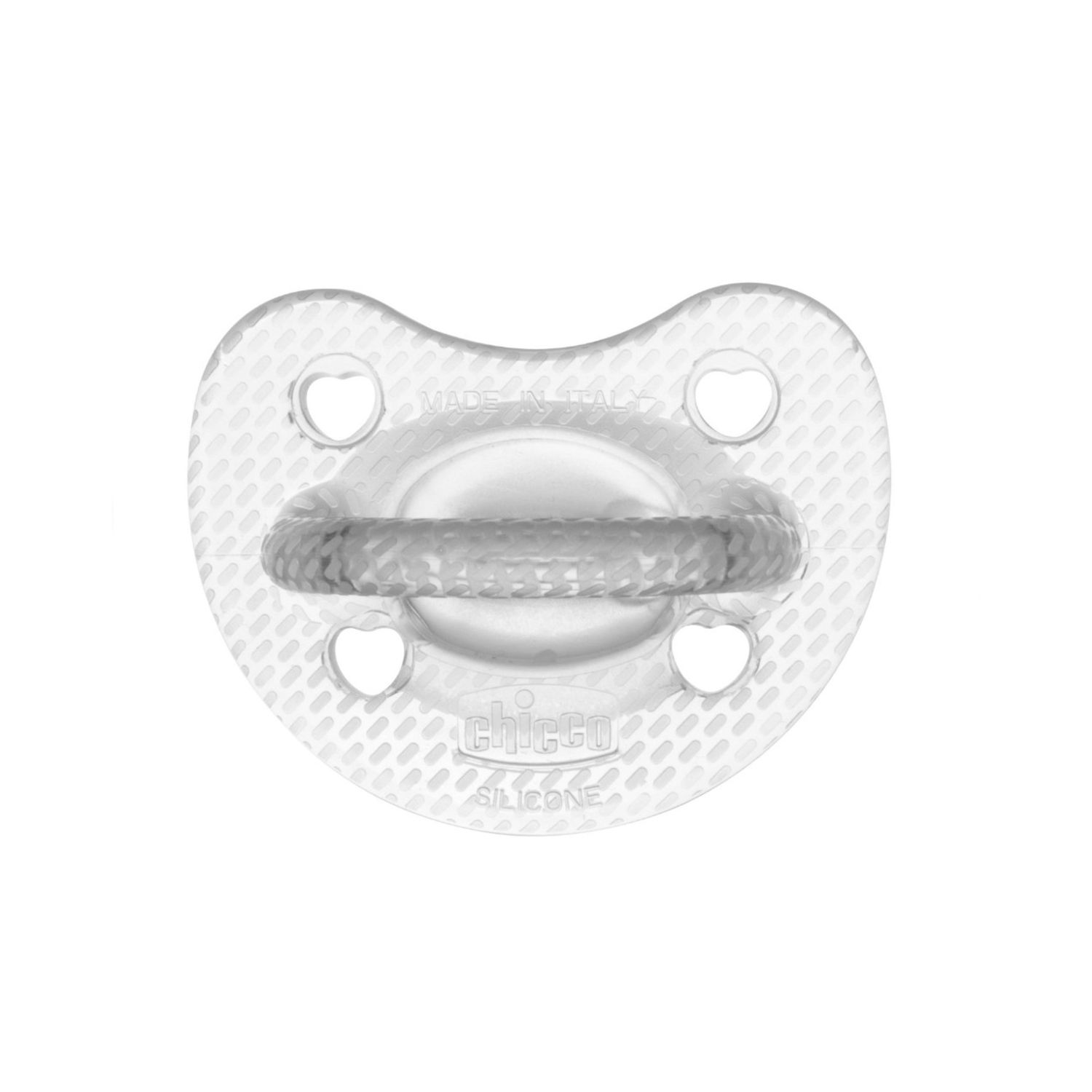 Gommotto silicone luxe 6-16m 2pz arancio/trasparente - chicco - Chicco