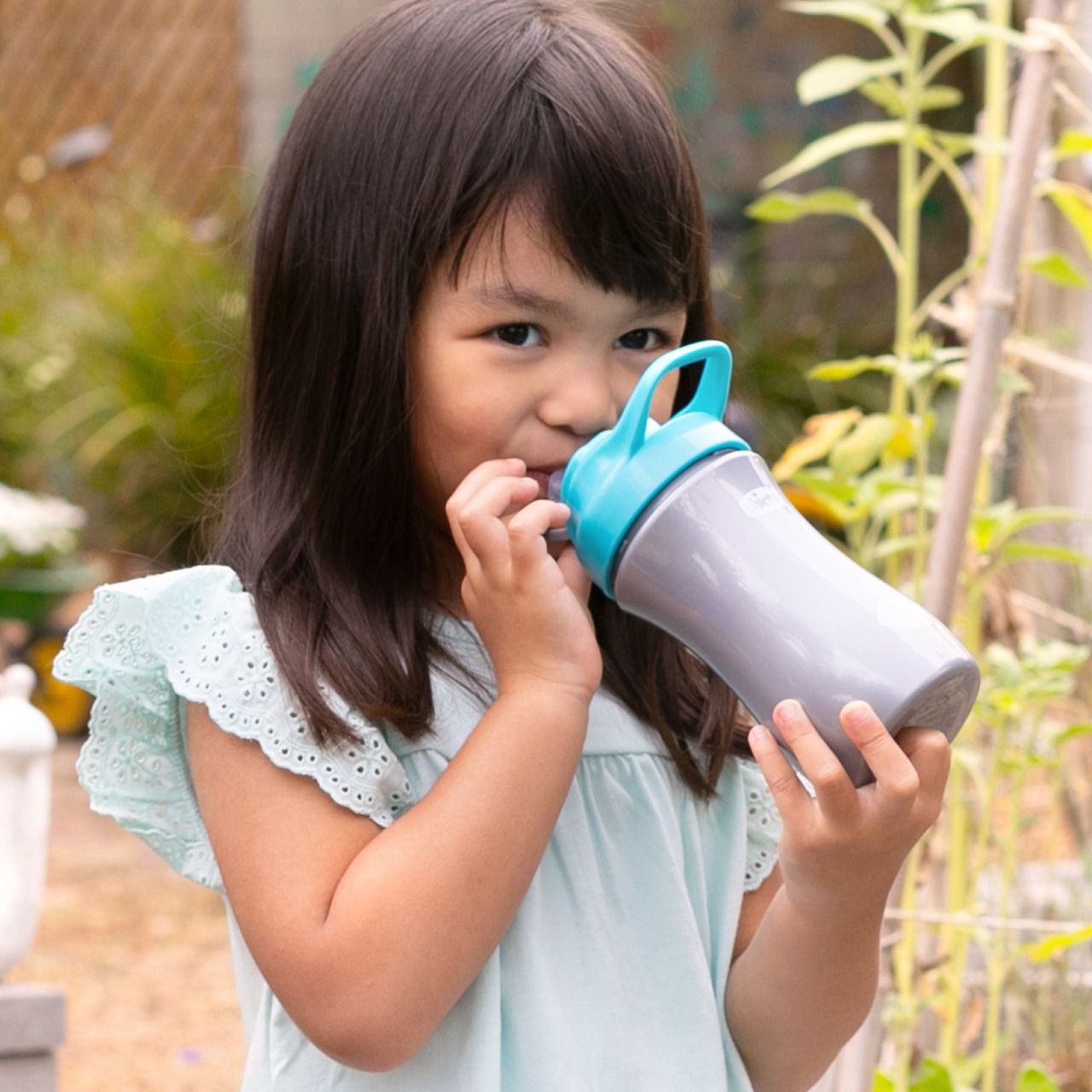 Chicco tazza pop up 2y+ azzurro - Chicco