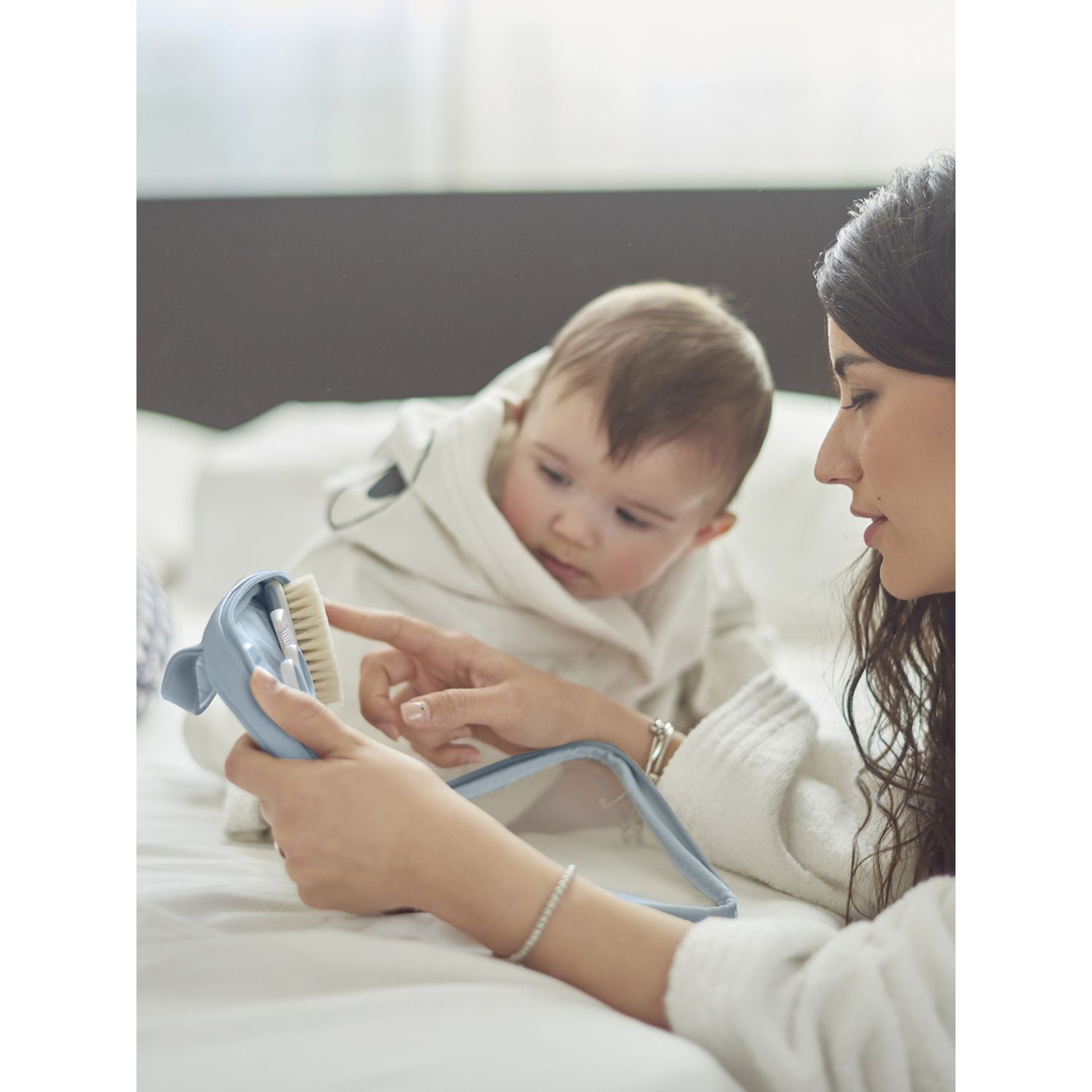 Nuvita beauty set per la cura del bambino – 1146 powder blu - Nuvita