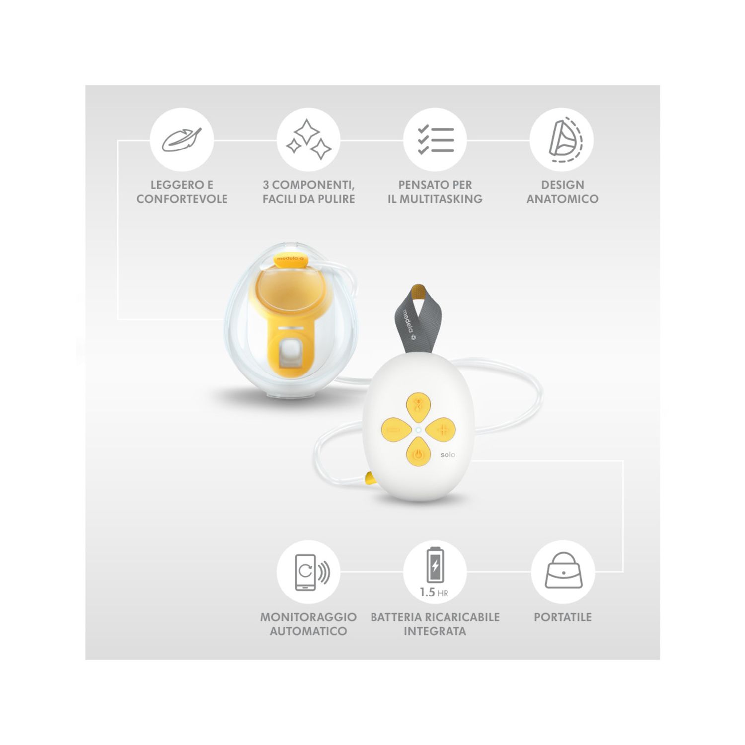 Tiralatte solo handsfree - medela - Medela