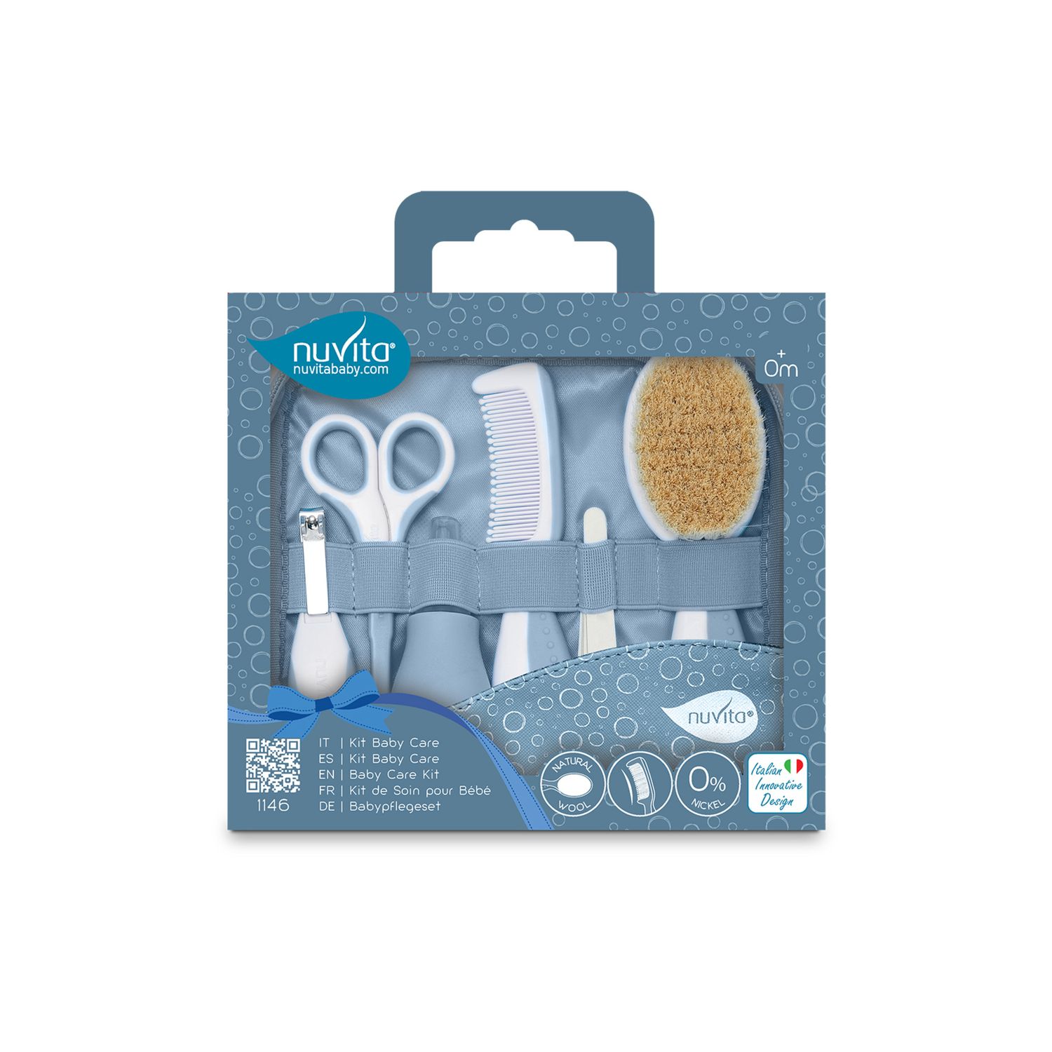 Nuvita beauty set per la cura del bambino – 1146 powder blu - Nuvita