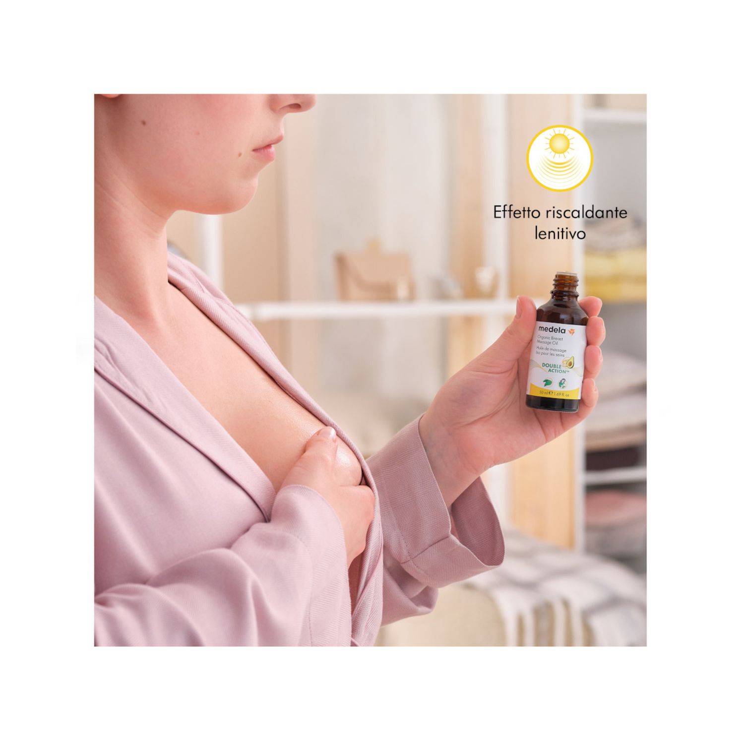 Olio bio per massaggio seno 50 ml - medela - Medela