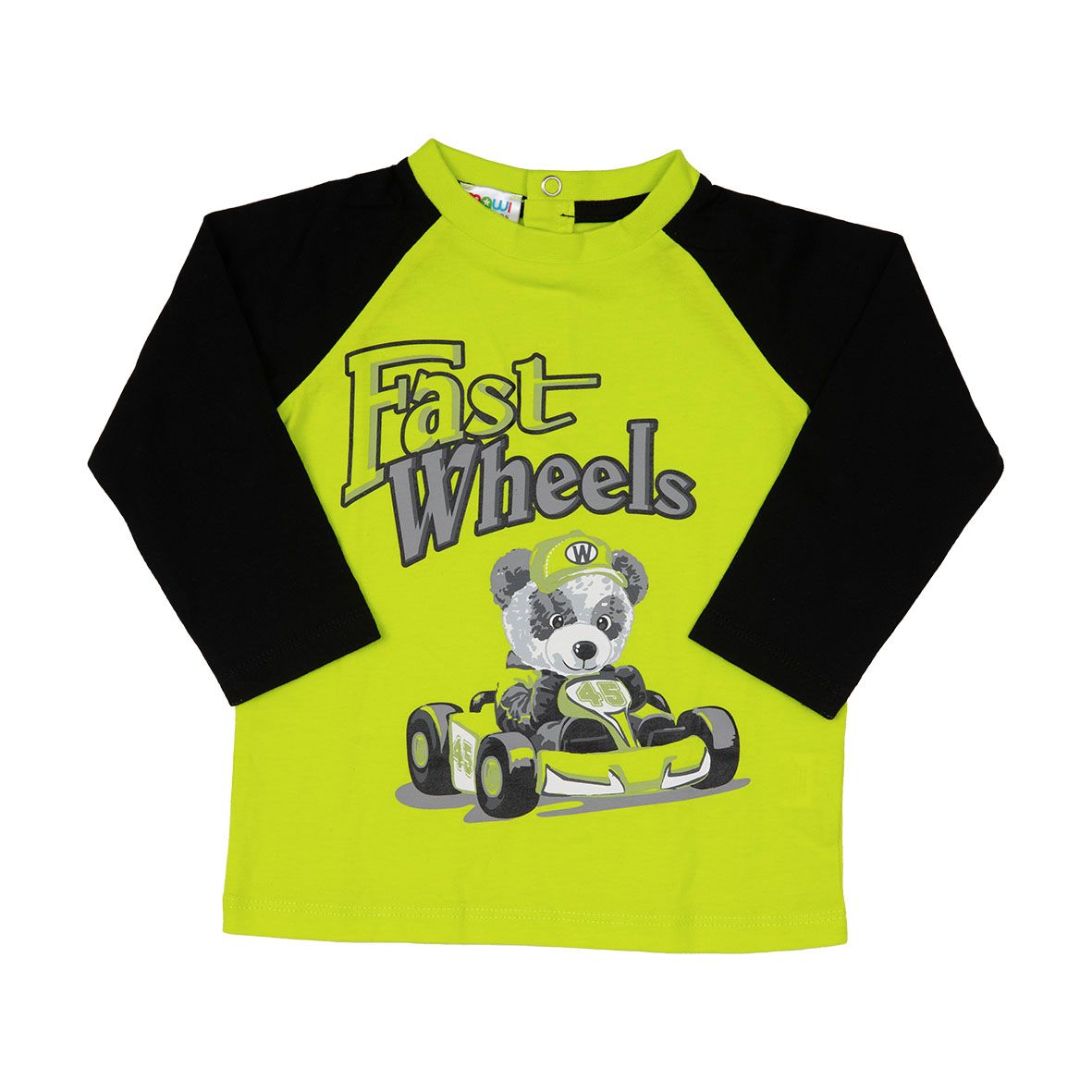 Mawi maglia jer bicol raglan con stampa 9m - Mawi