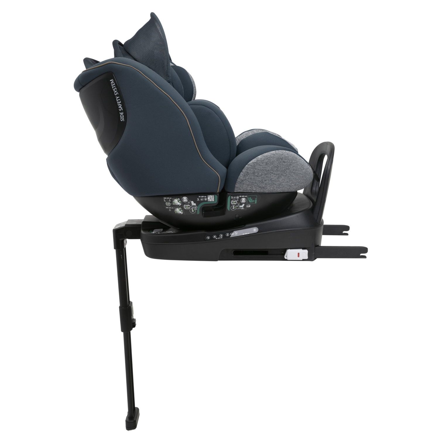 Seggiolino seat3fit air (40-125 cm) graphite melange - chicco - Chicco