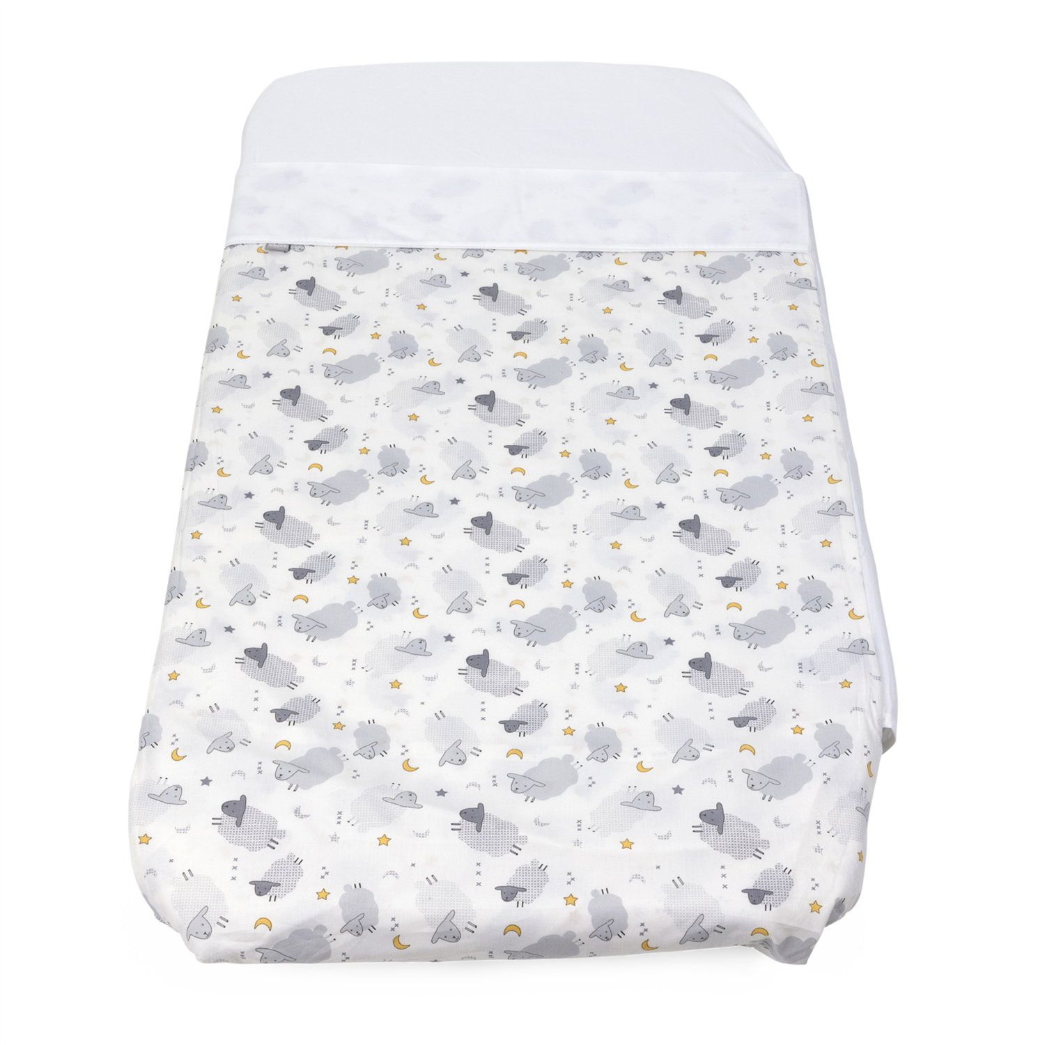Set lenzuola culla next2me forever 2 pezzi grey sheep - chicco - Chicco