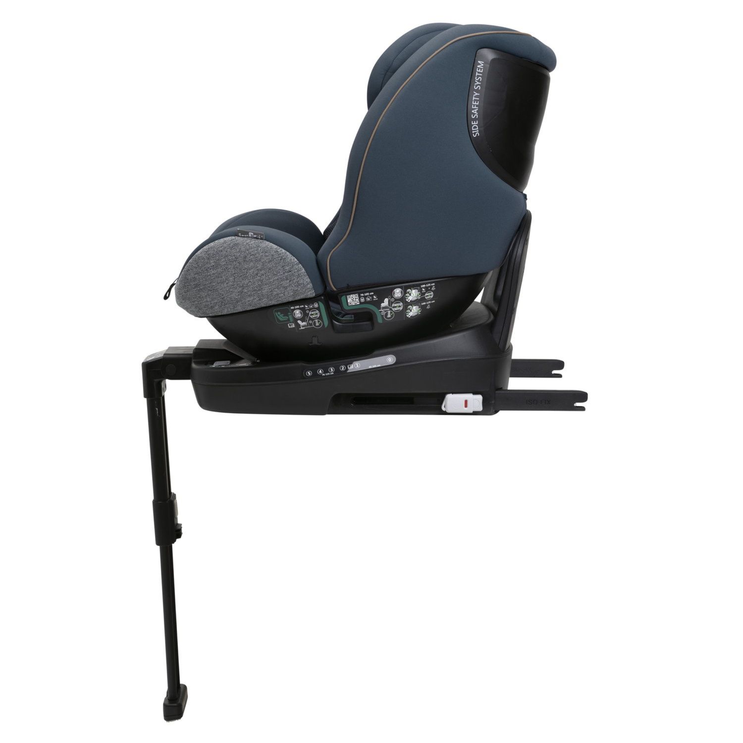 Seggiolino seat3fit air (40-125 cm) graphite melange - chicco - Chicco