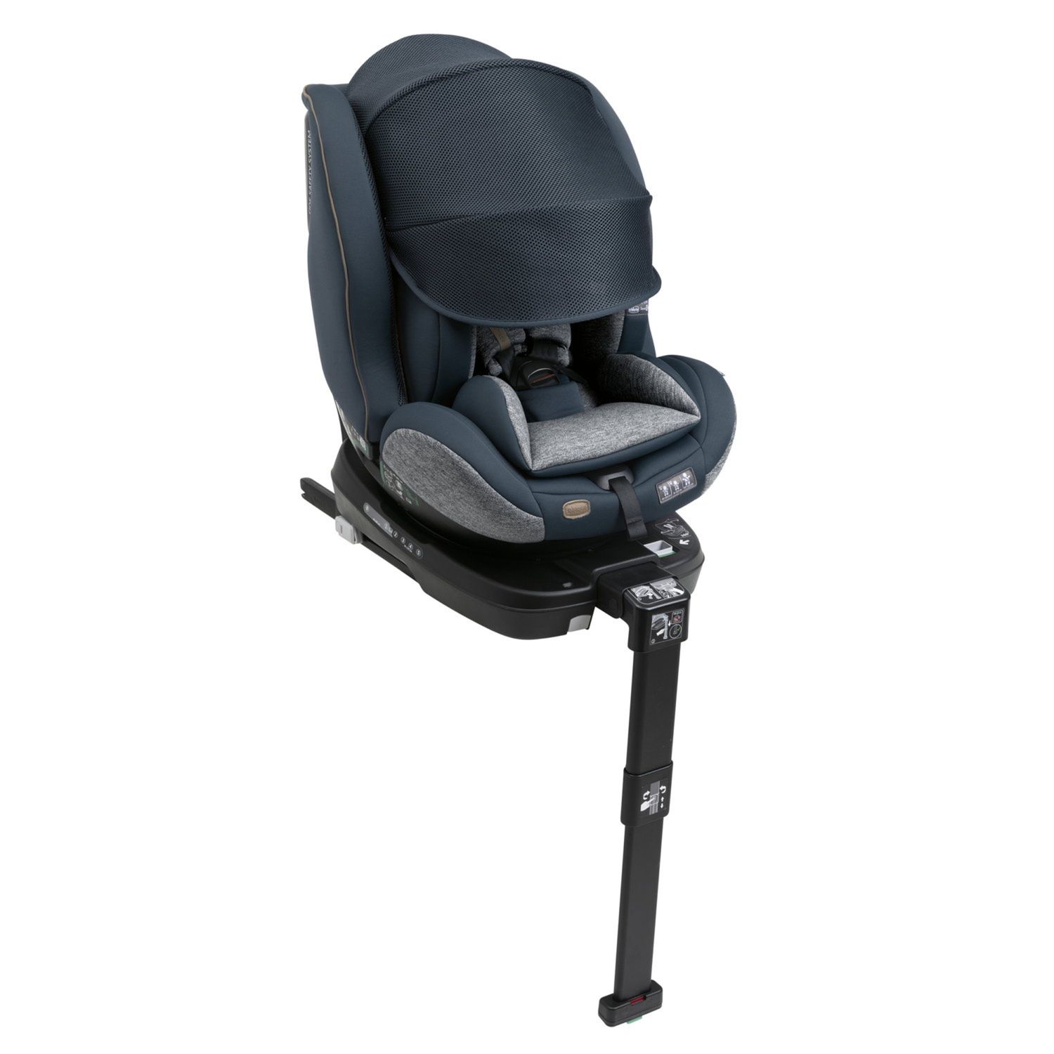 Seggiolino seat3fit air (40-125 cm) graphite melange - chicco - Chicco
