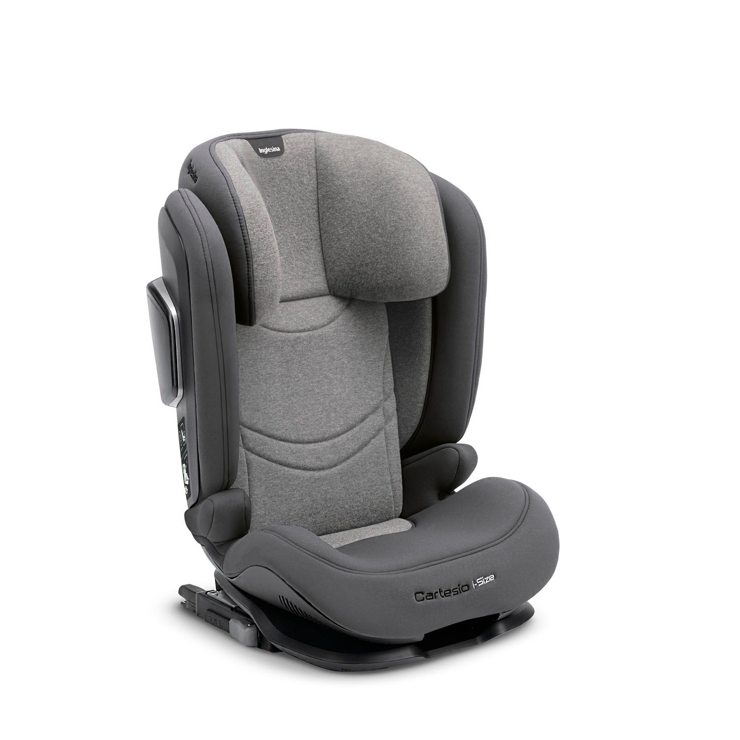 Inglesina seggiolino auto cartesio i-size, 100-150 cm, colore stone grey - Inglesina