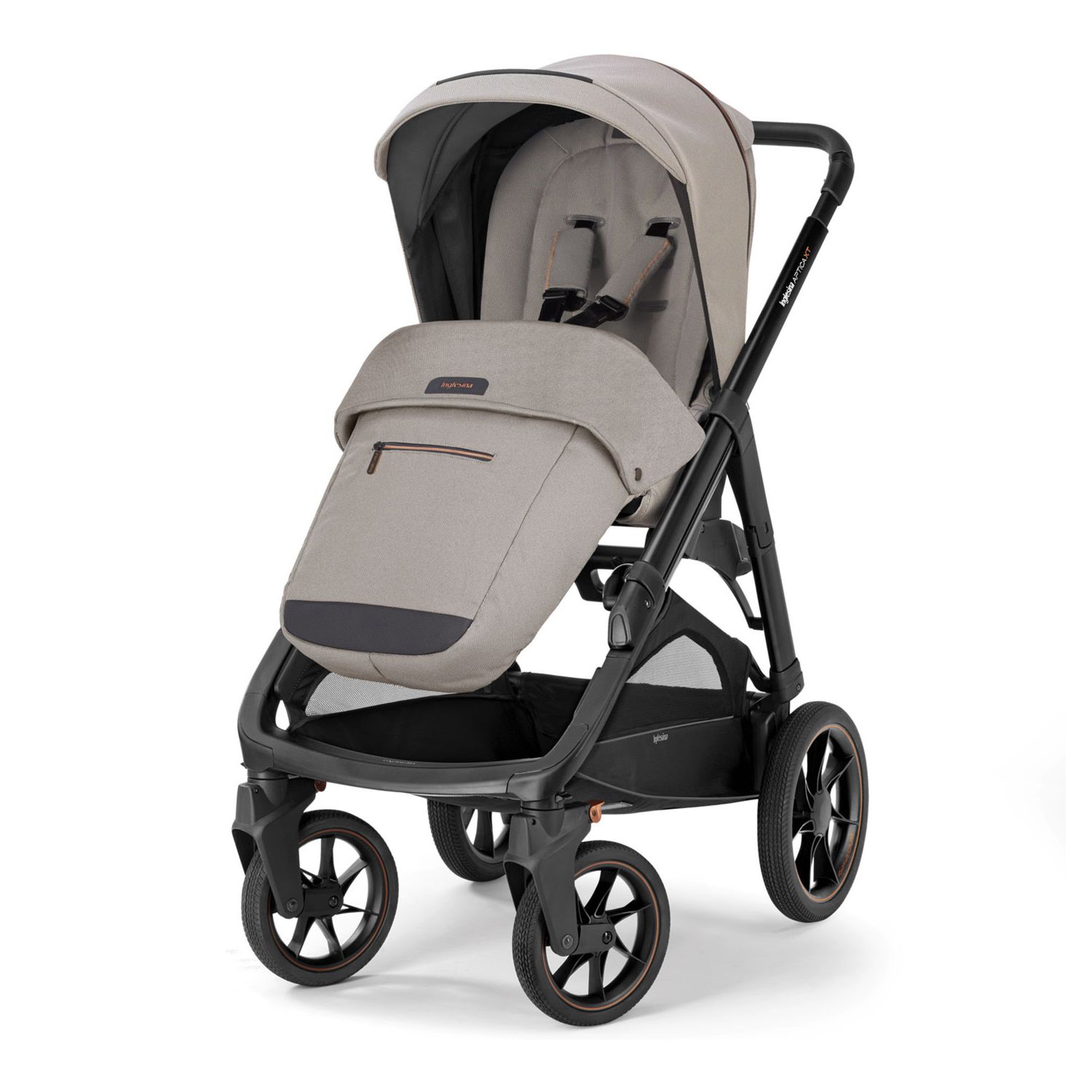 Aptica xt system quattro darwin colore tundra beige telaio nero - inglesina - Inglesina