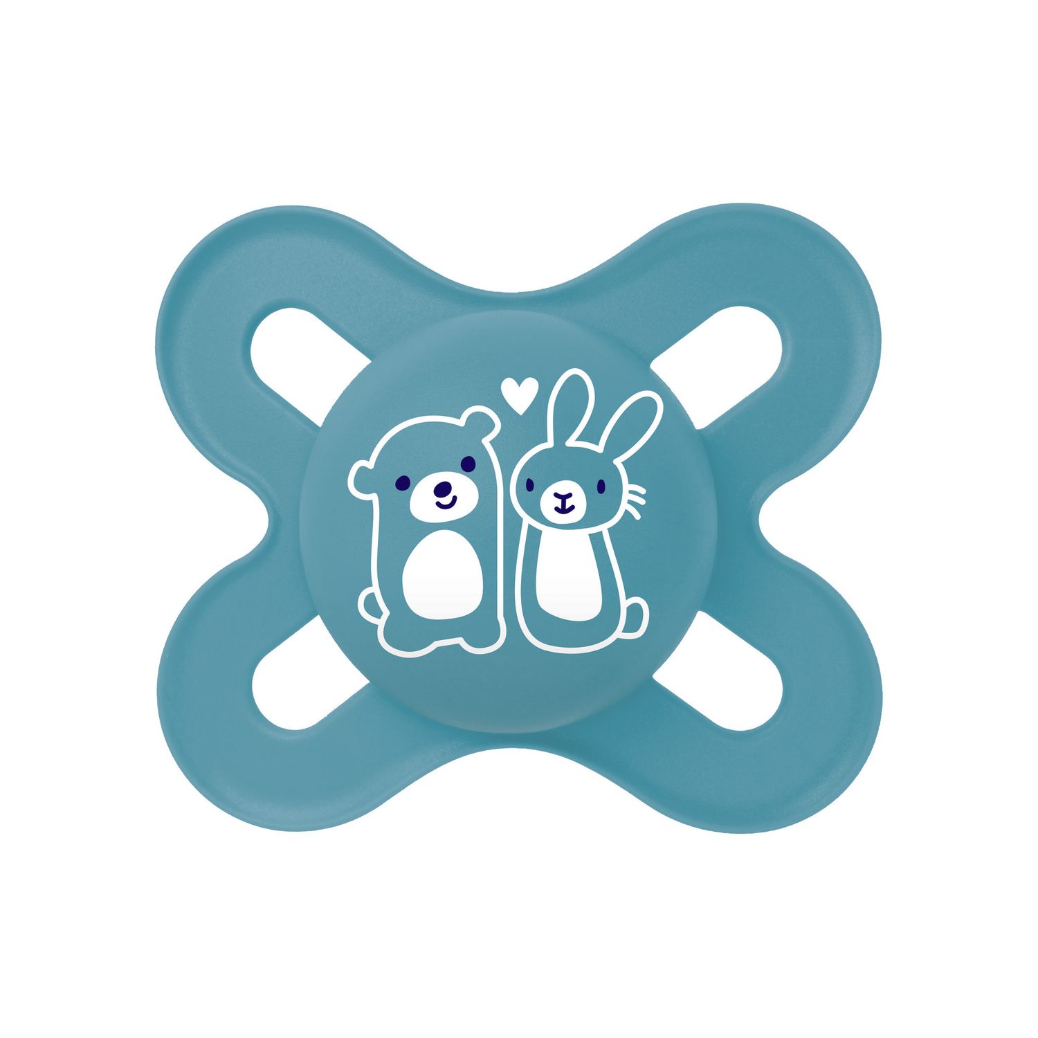 Succhietti original start  0-2m silicone bio-circolare  conf. doppia azzurro/grigio - mam - Mam