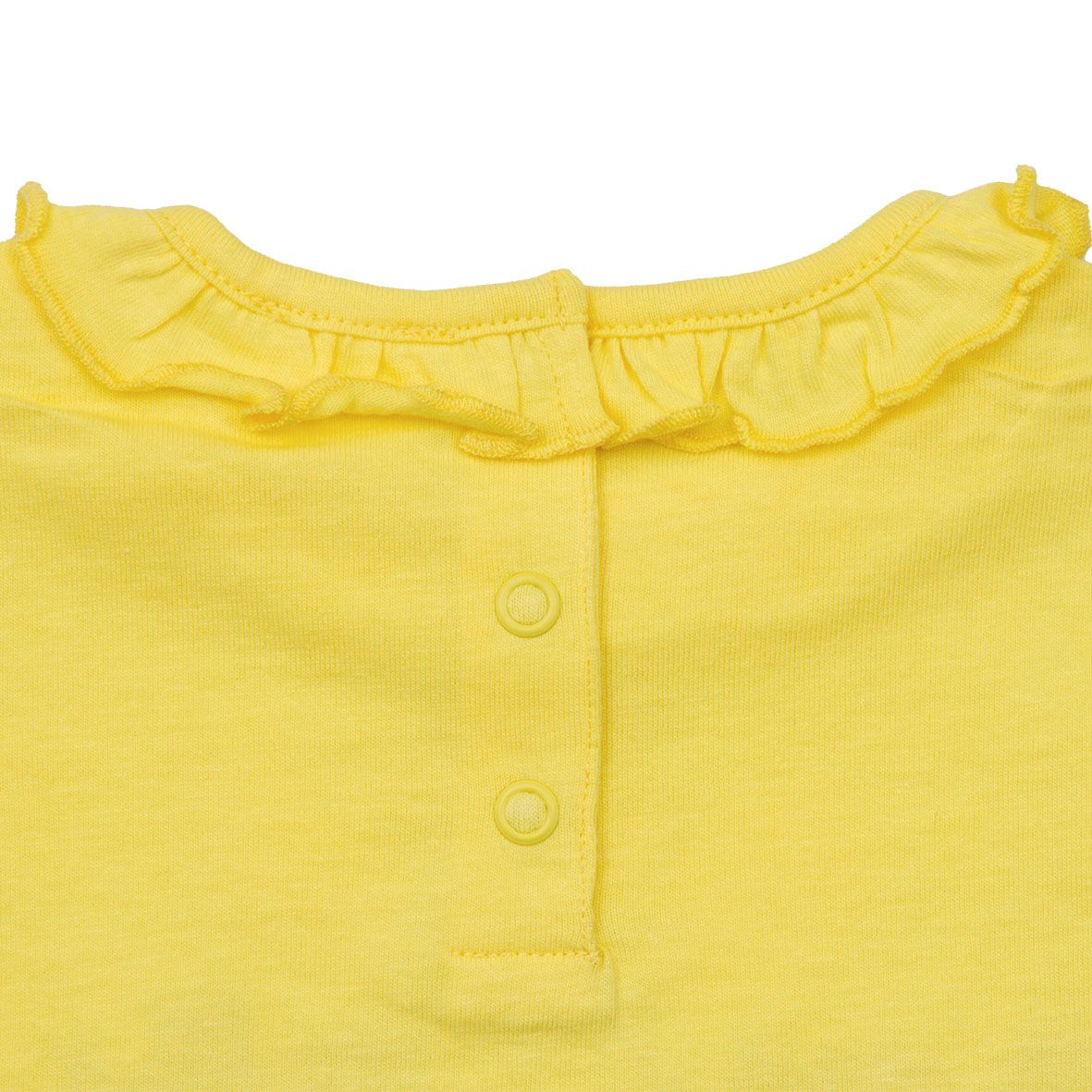 Mawi t-shirt jer con frill al collo e ricamo - Mawi