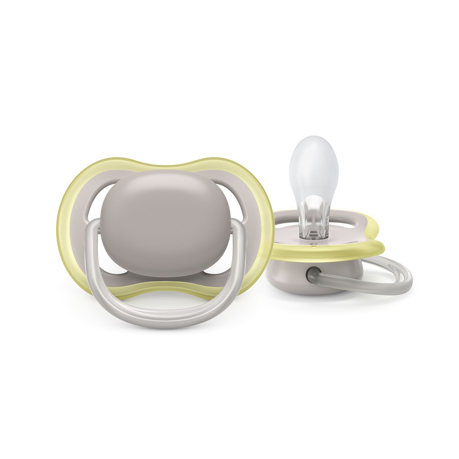 2 ciucci ultra air 6-18 mesi colore verde/grigio - philips avent - Avent