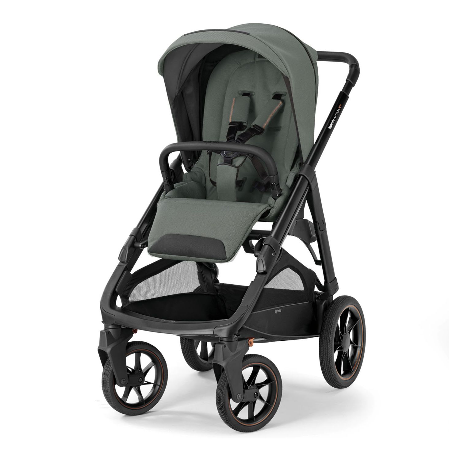 Passeggino aptica xt colore taiga green total black - inglesina - Inglesina