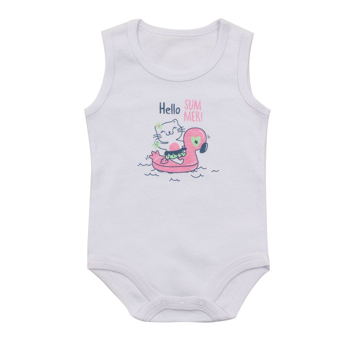 Mawi body canotta costina con stampa - Mawi