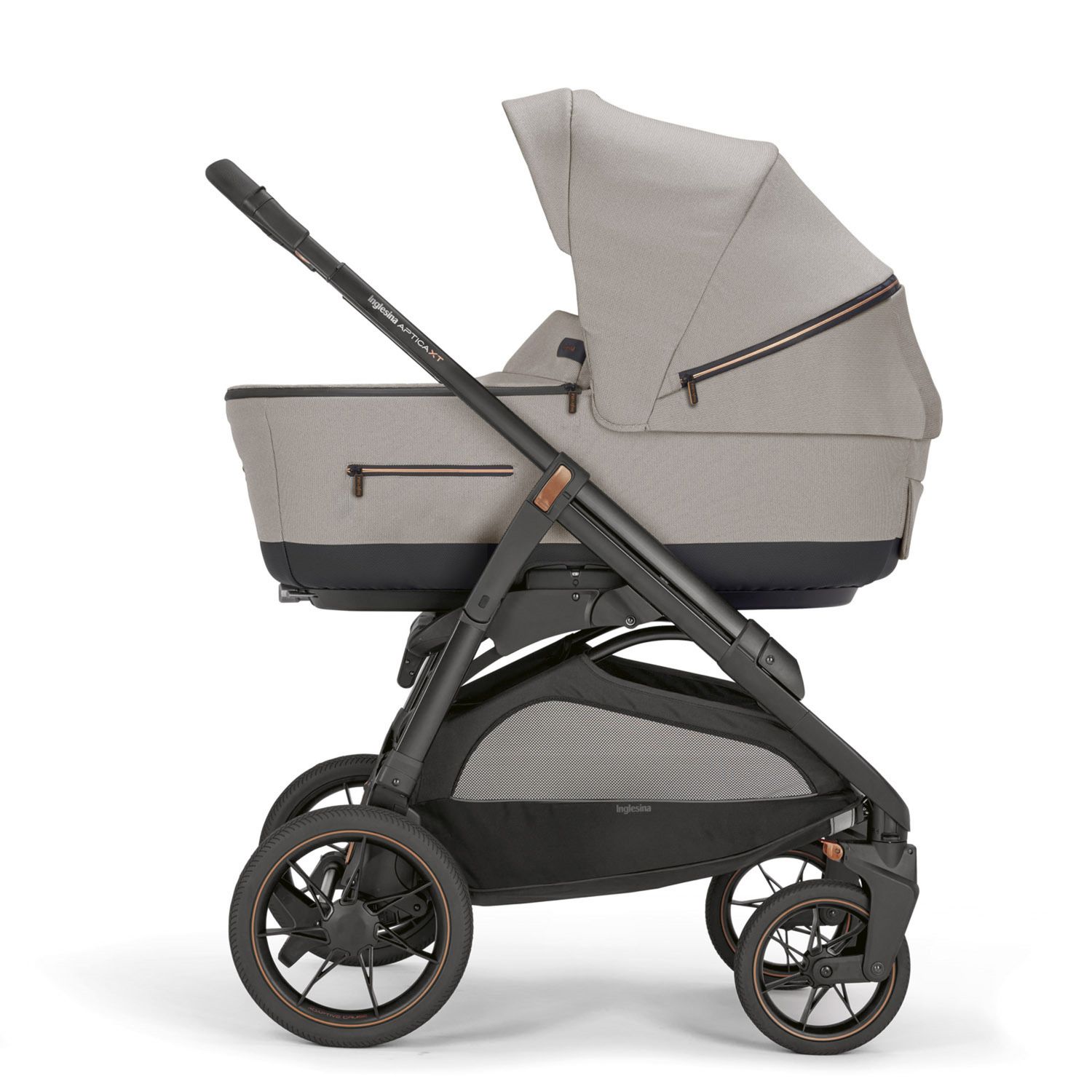 Aptica xt system quattro darwin colore tundra beige telaio nero - inglesina - Inglesina
