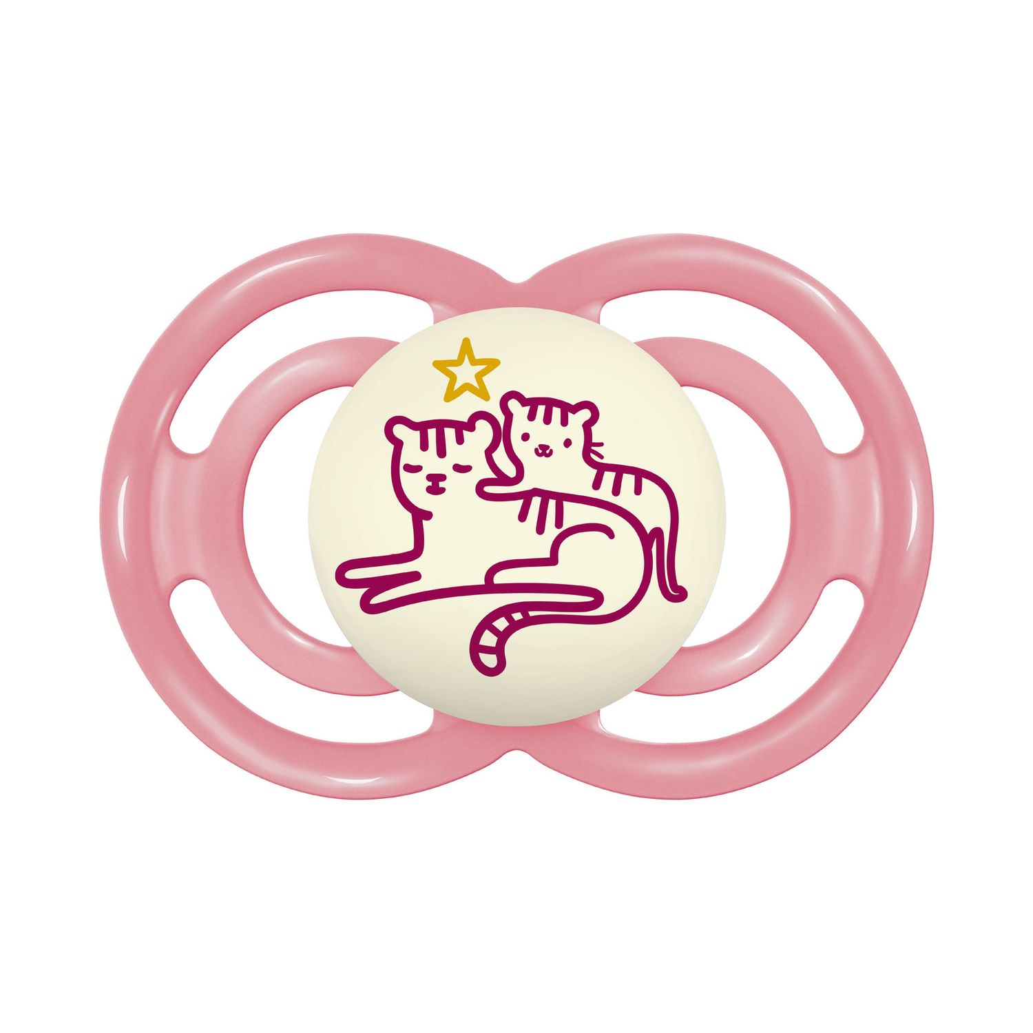 Succhietti perfect night 6+m silicone bio-circolare conf. singola rosa - mam - Mam