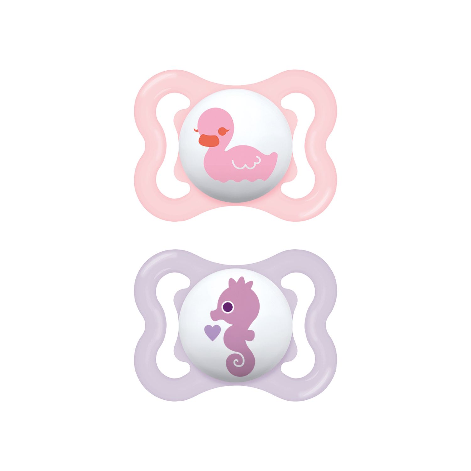 Succhietti air 2-6m silicone bio-circolare conf. doppia rosa/viola - mam - Mam