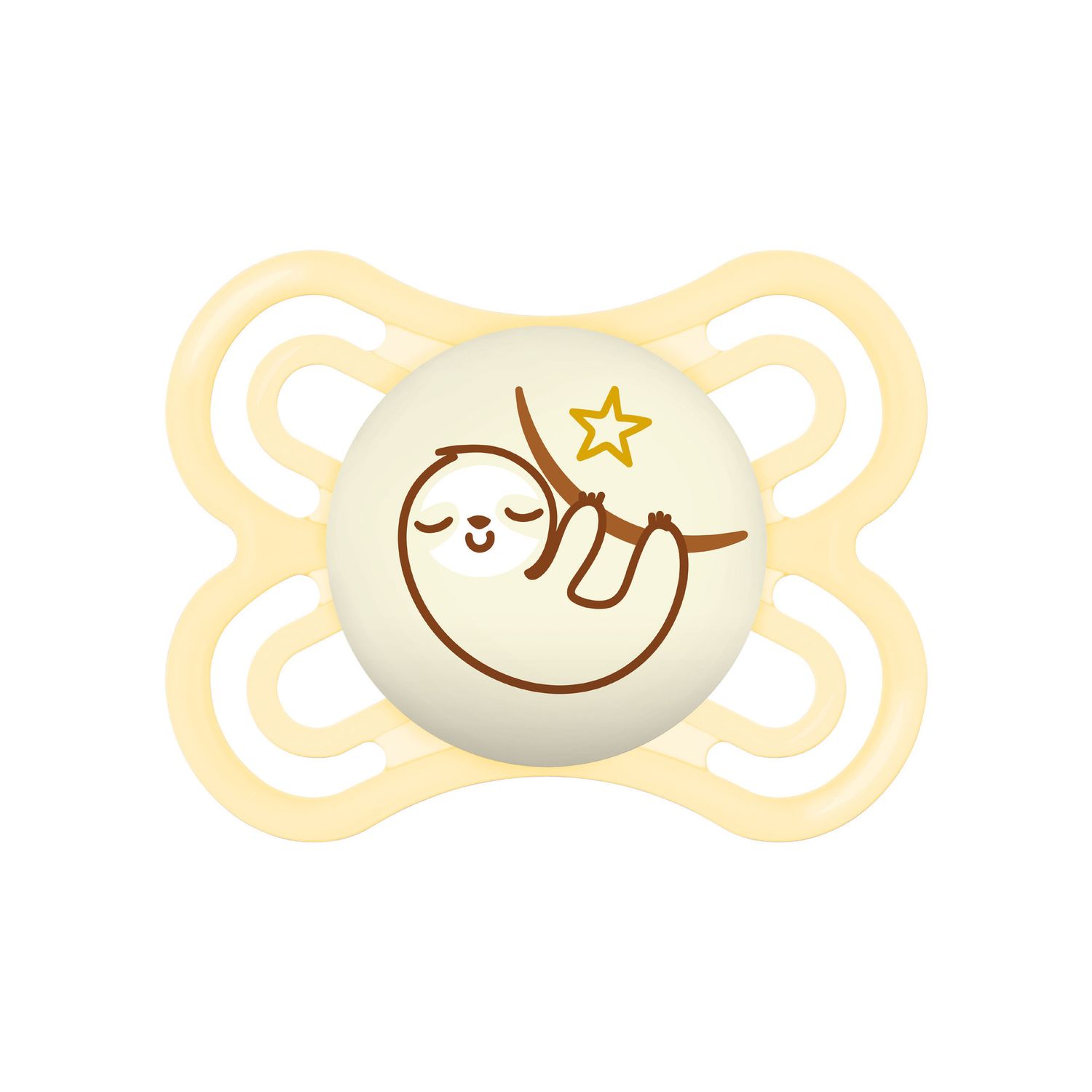 Succhietti perfect night 2-6m silicone bio-circolare conf. singola giallo - mam - Mam