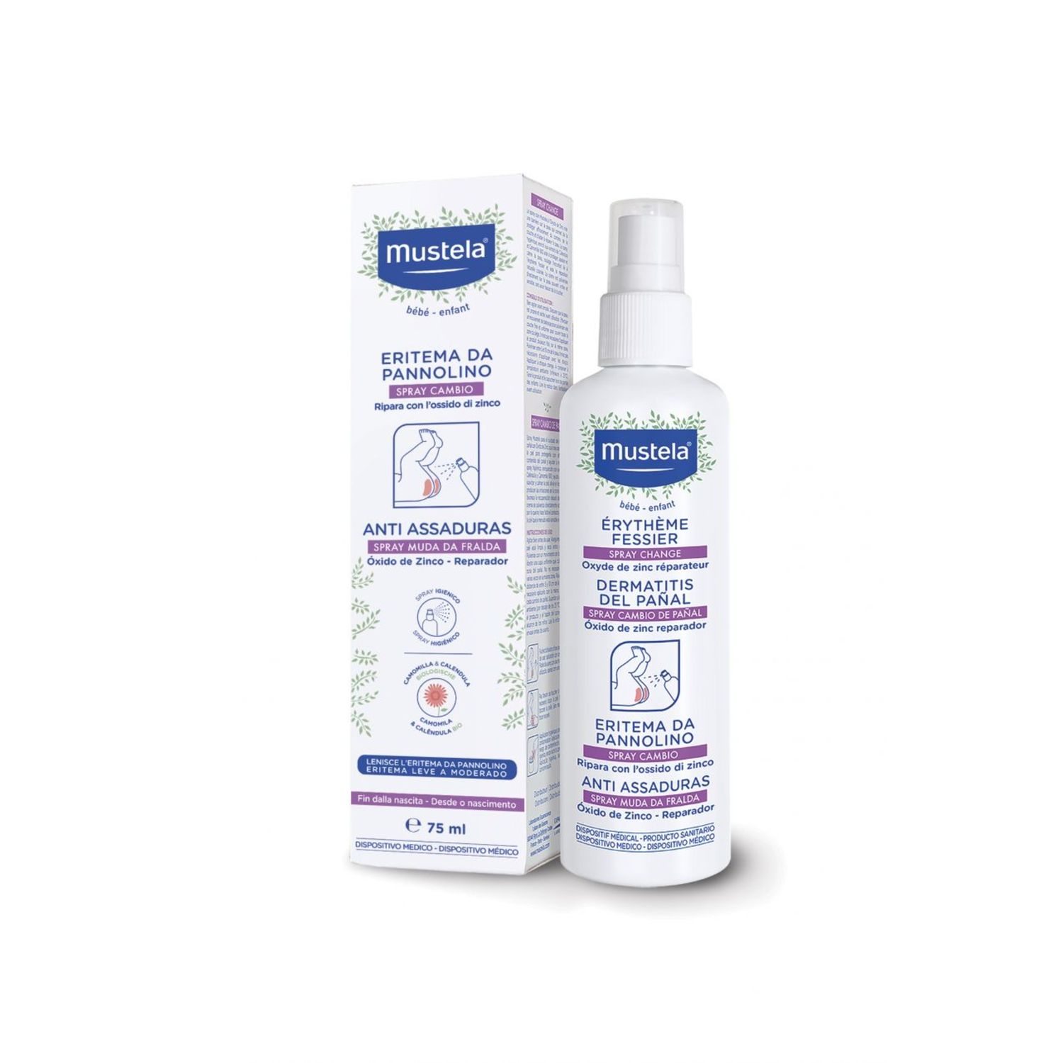 Mustela spray cambio 75ml - Mustela