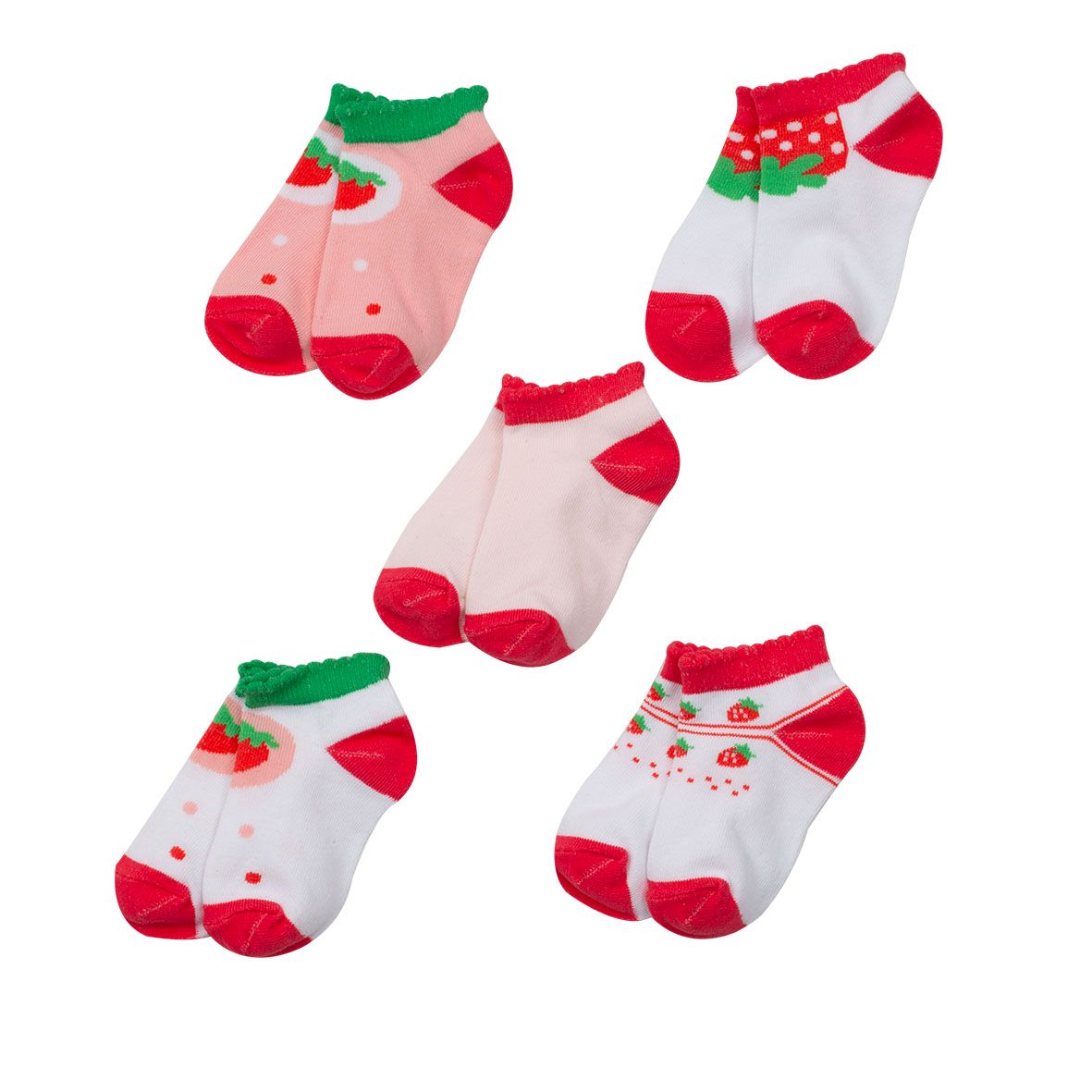 Mawi calza corta pack x5 inside girl frutta - Mawi