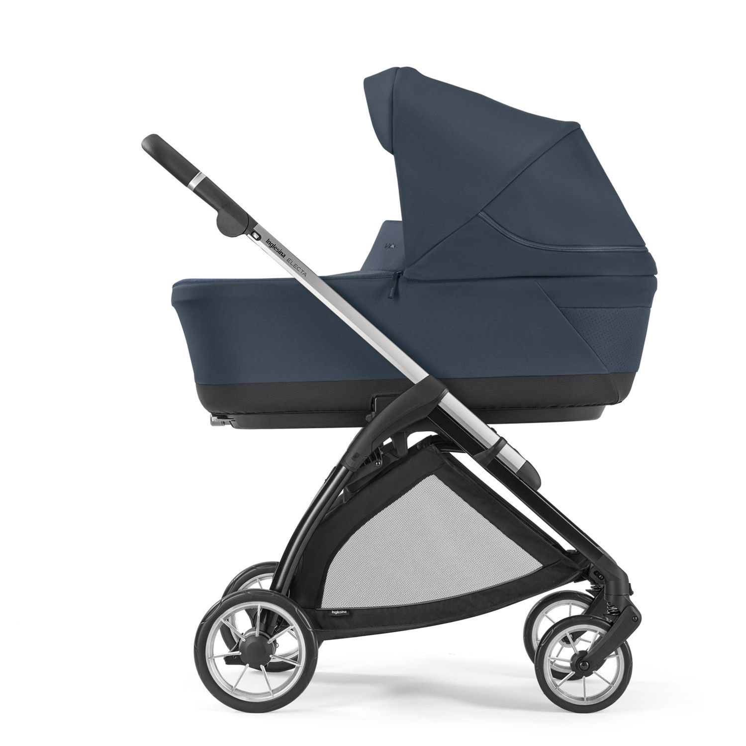 Electa system quattro darwin recline colore hudson blue telaio silver black - inglesina - Inglesina