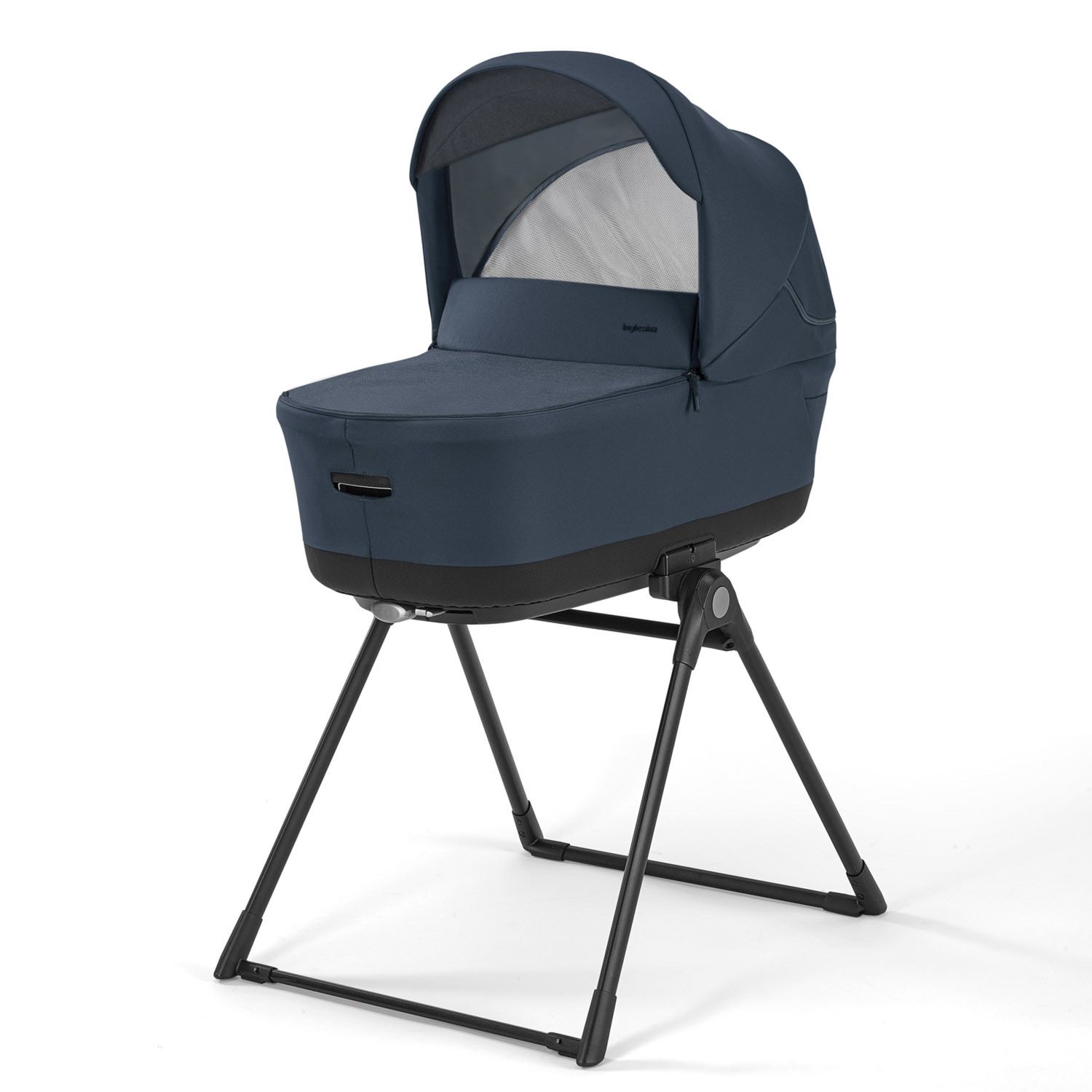 Electa system quattro darwin recline colore hudson blue telaio silver black - inglesina - Inglesina