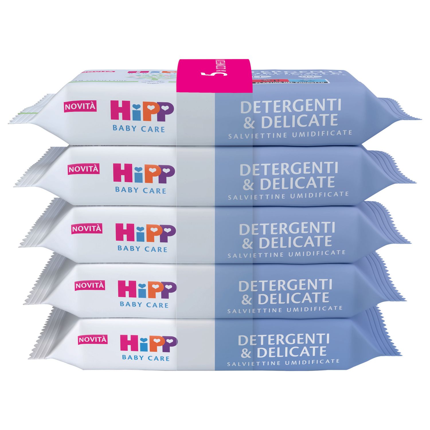 Salviettine detergenti & delicate 5x48 - hipp - 