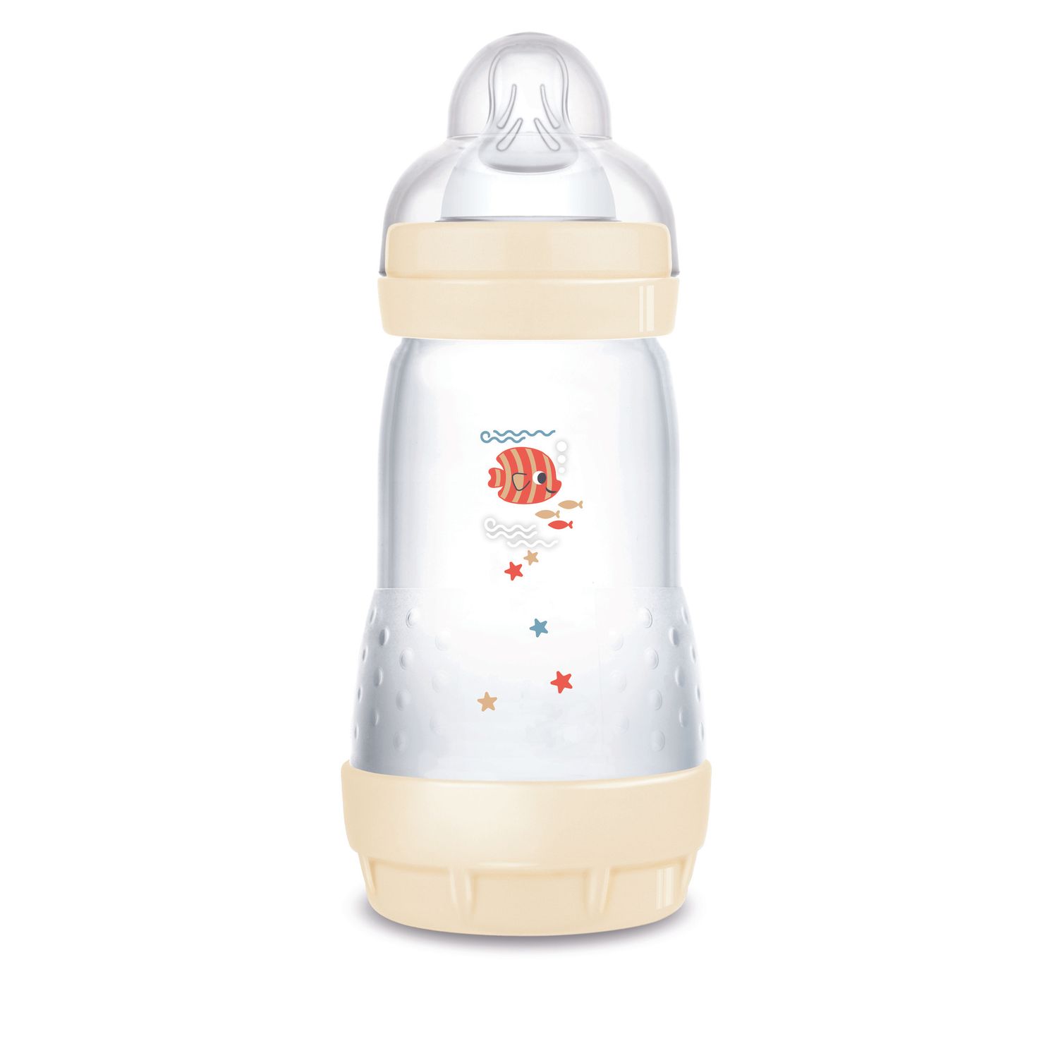 Biberon easy start 260ml bio-circolare conf. singola beige - mam - Mam