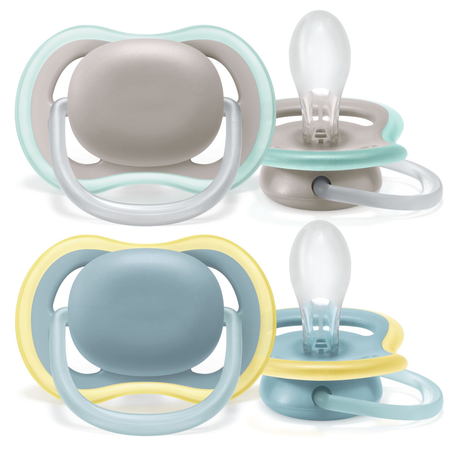 2 ciucci ultra air 18+ mesi colore grigio/blu - philips avent - Avent