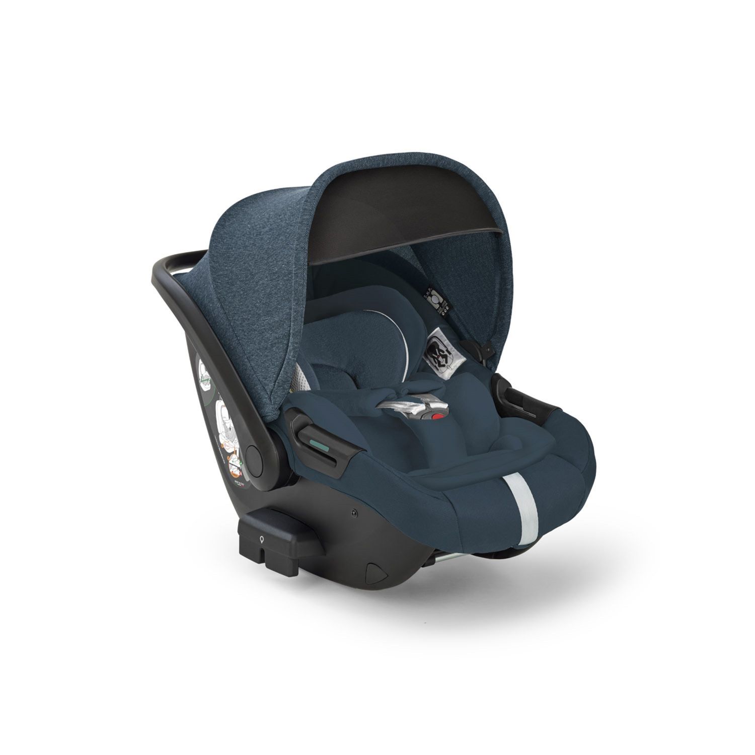 Electa system quattro darwin recline colore hudson blue telaio silver black - inglesina - Inglesina