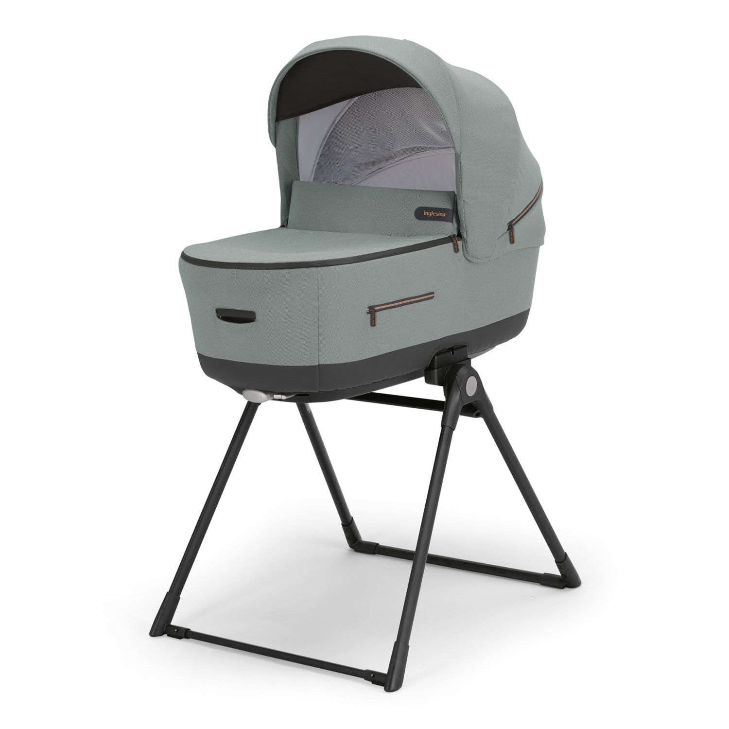 Aptica xt system quattro darwin recline colore igloo grey telaio nero - inglesina - Inglesina