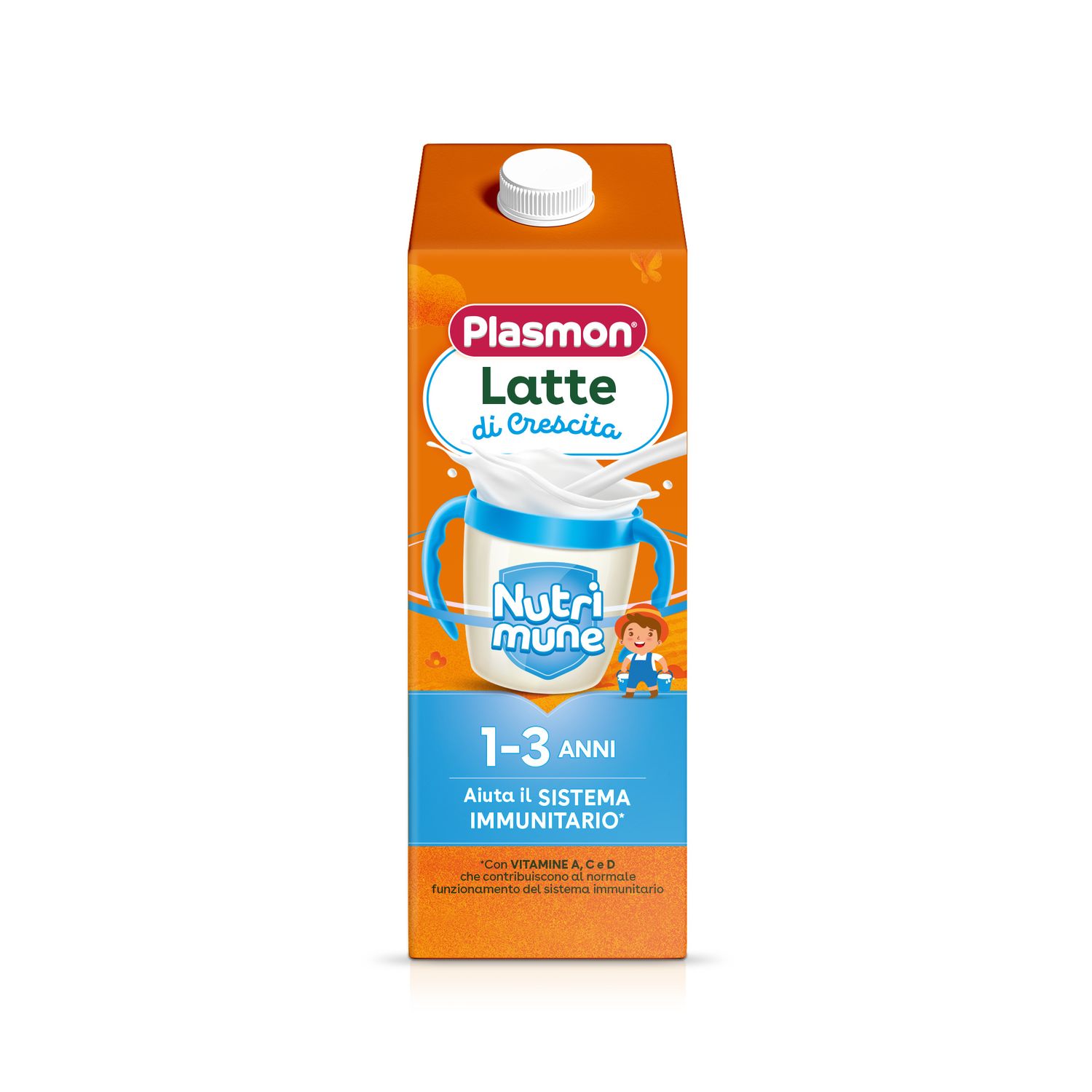 Latte di crescita nutri-mune 12-36 mesi 6x1000ml - plasmon - Plasmon