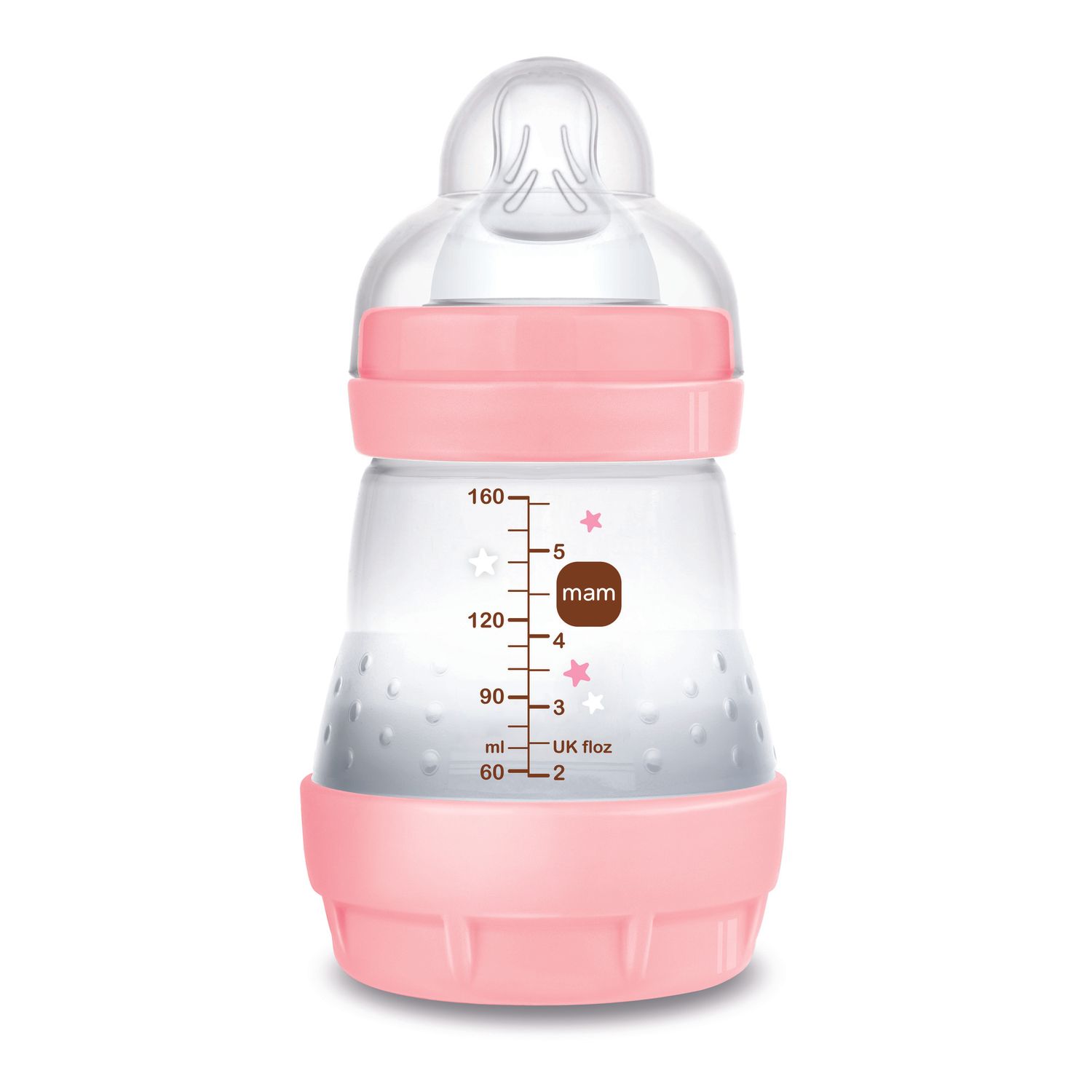 Biberon easy start 160ml bio-circolare conf. singola rosa - mam - Mam