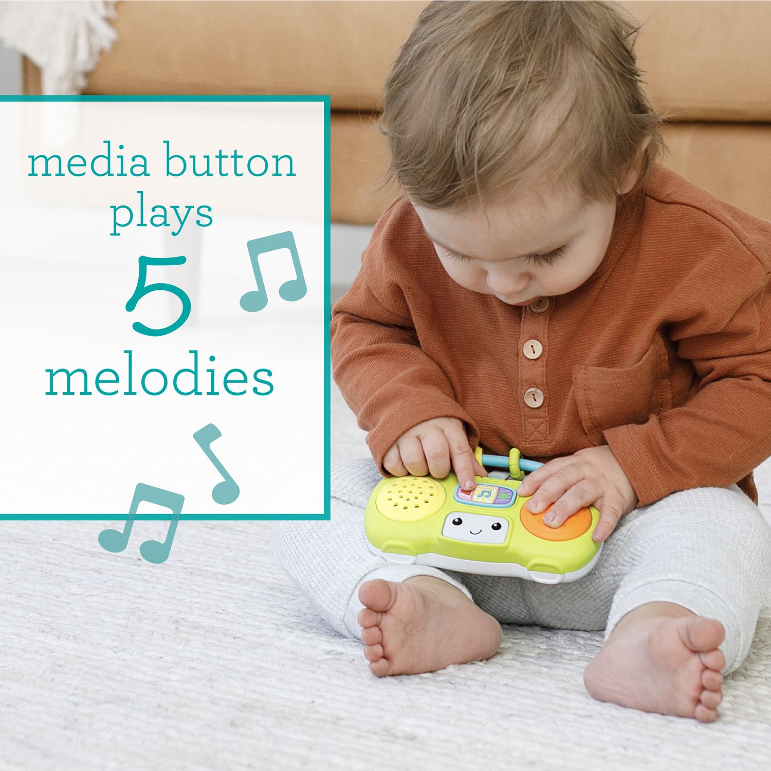 Mini boombox con suoni - infantino - Infantino