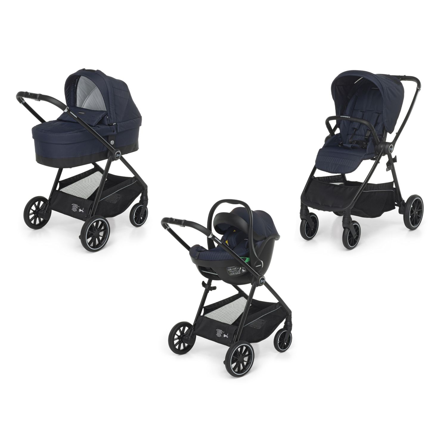 Travel system divo isize marine - Foppapedretti