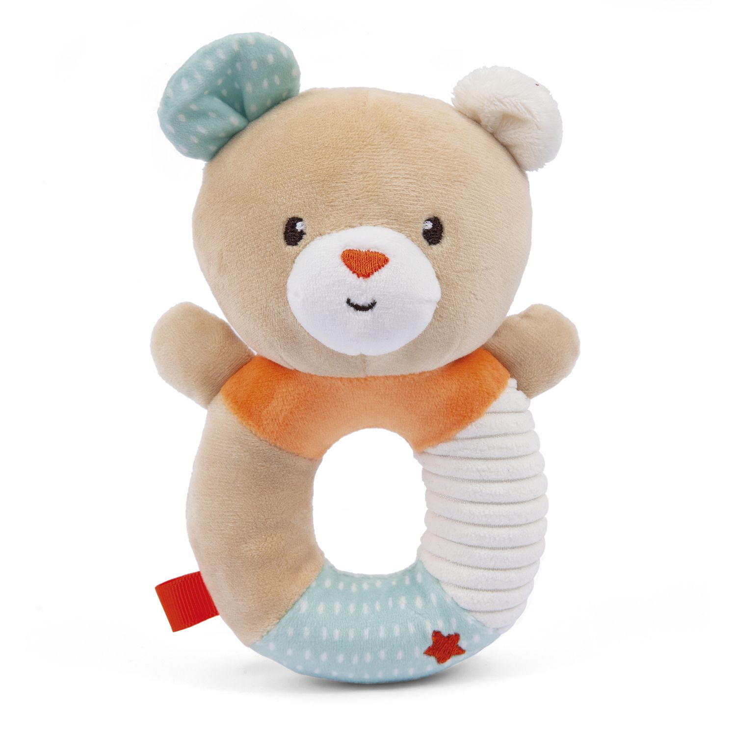 Sonaglino anello soft orsetto benny - baby smile - Baby Smile