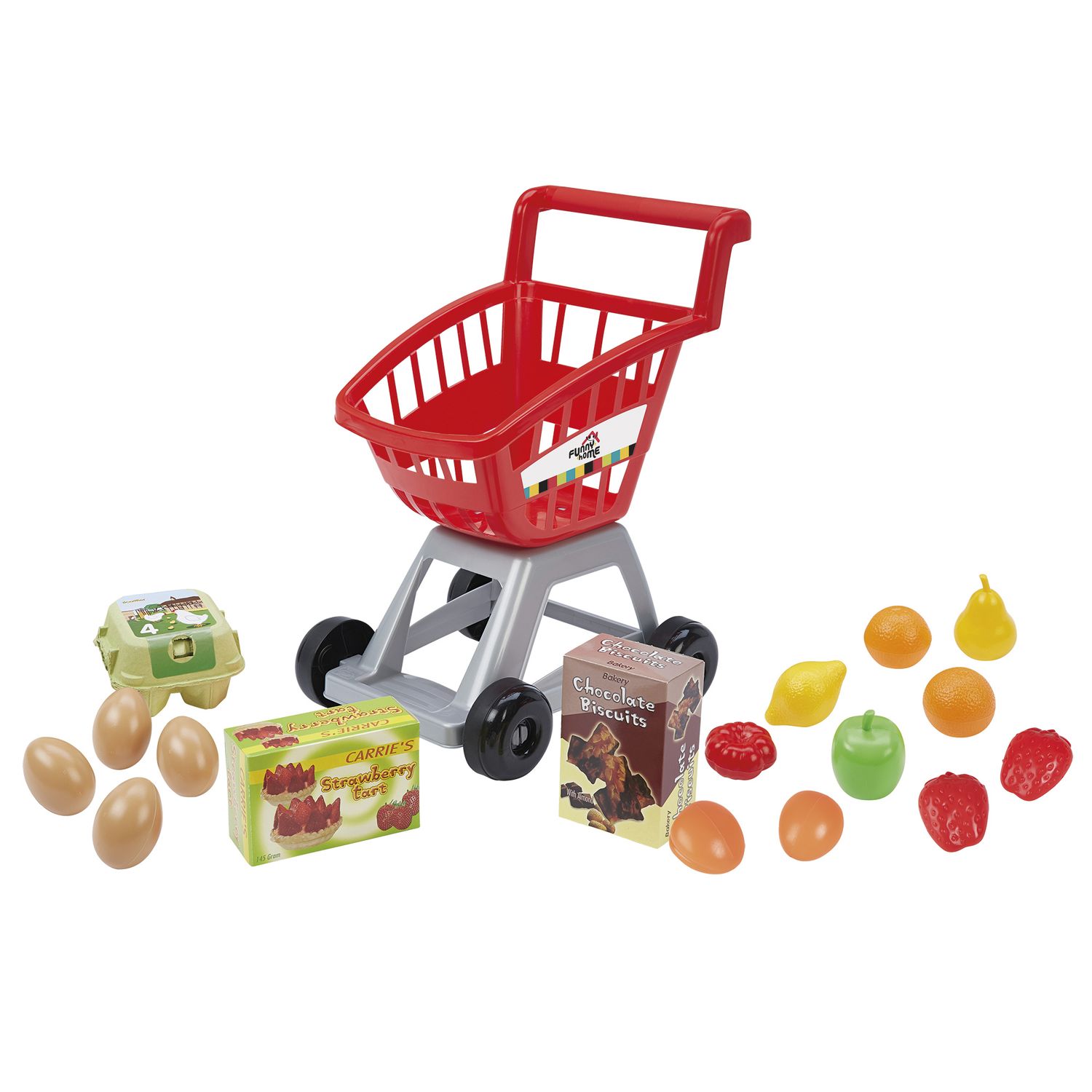 Carrello super market con verdure e frutta inclusi - funny home - Funny home