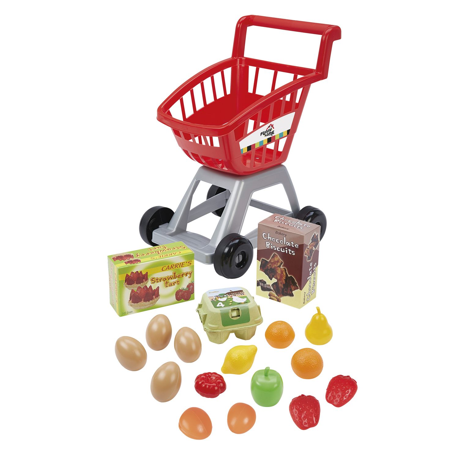 Carrello super market con verdure e frutta inclusi - funny home - Funny home