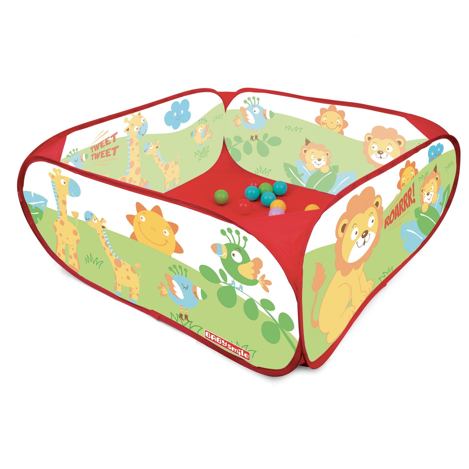 Piscinetta jungle con 50 palline - Baby Smile